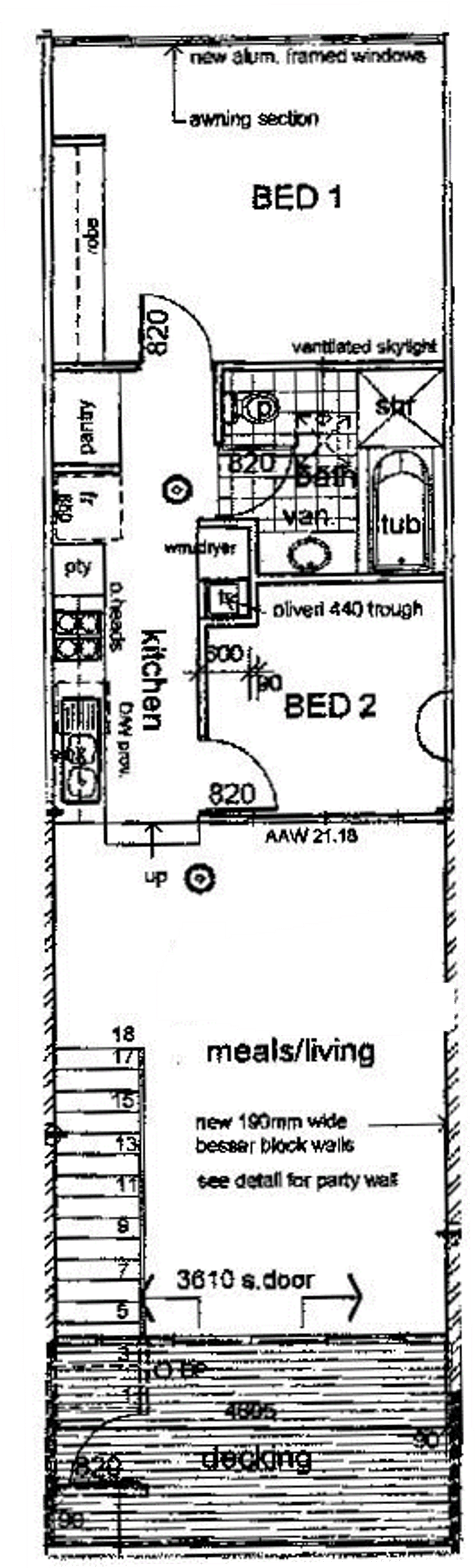 Floorplan of Homely apartment listing, 2/685 Brighton Road, Seacliff SA 5049