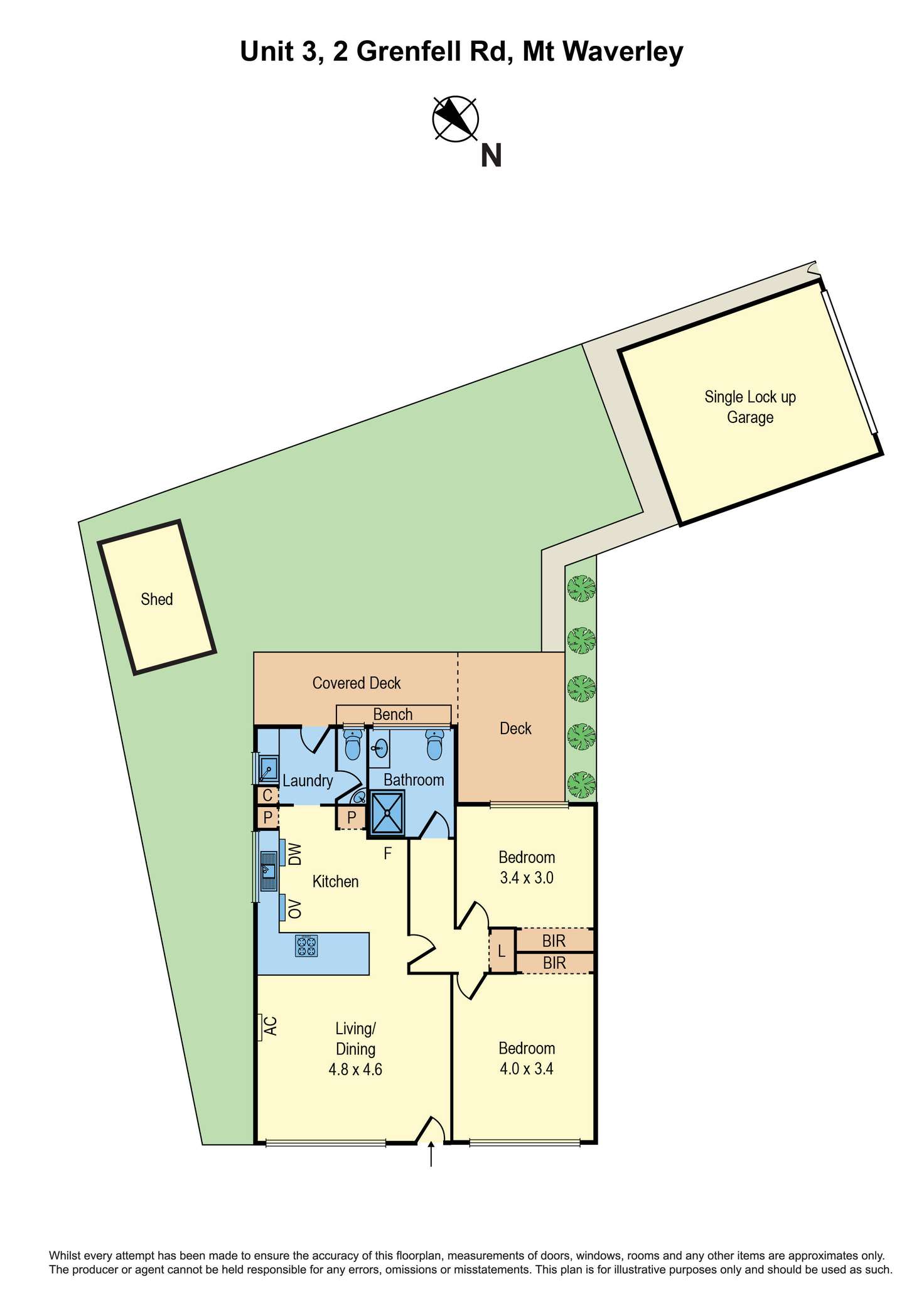 Floorplan of Homely unit listing, 3/2 Grenfell Road, Mount Waverley VIC 3149