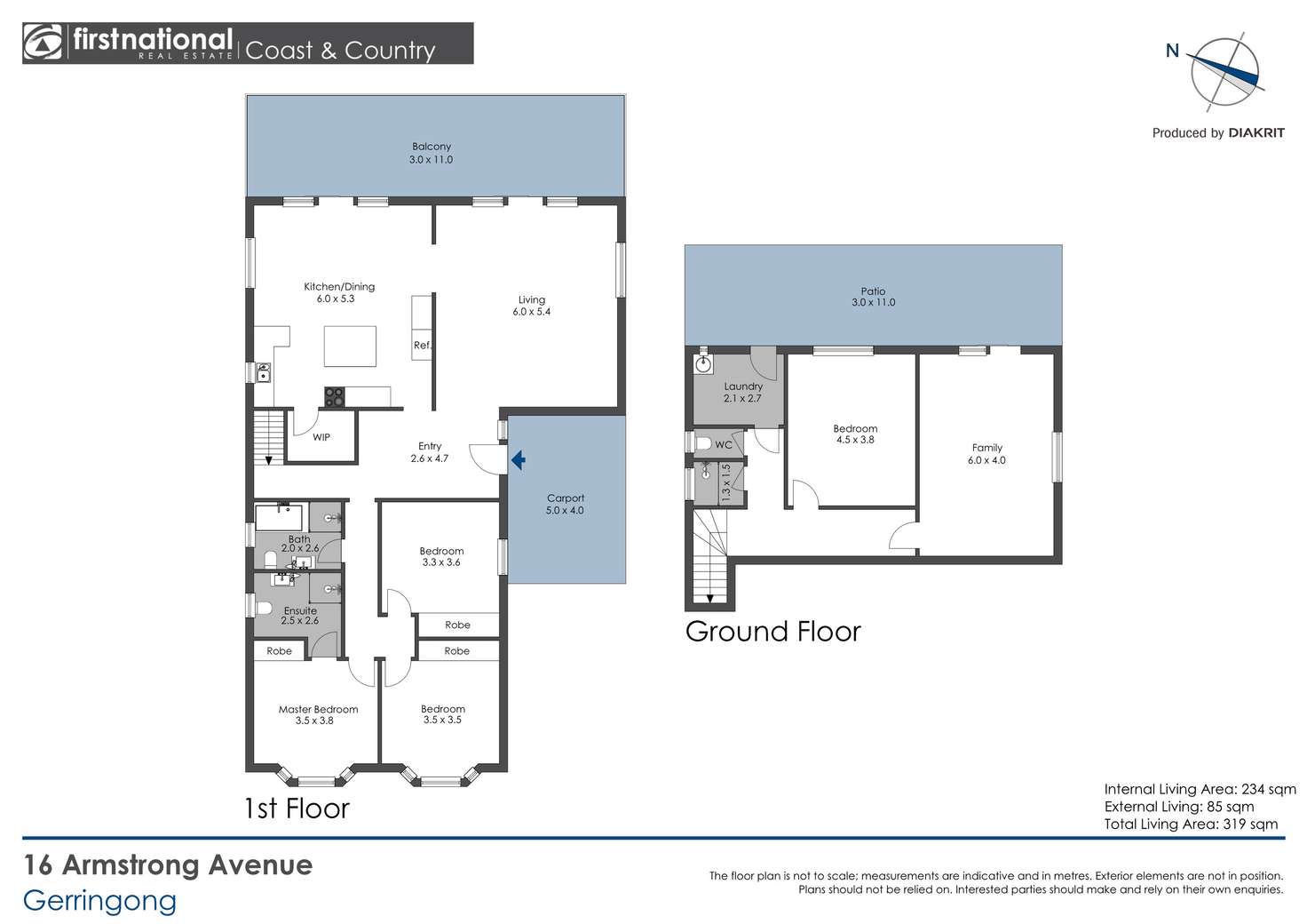 Floorplan of Homely house listing, 16 Armstrong Avenue, Gerringong NSW 2534