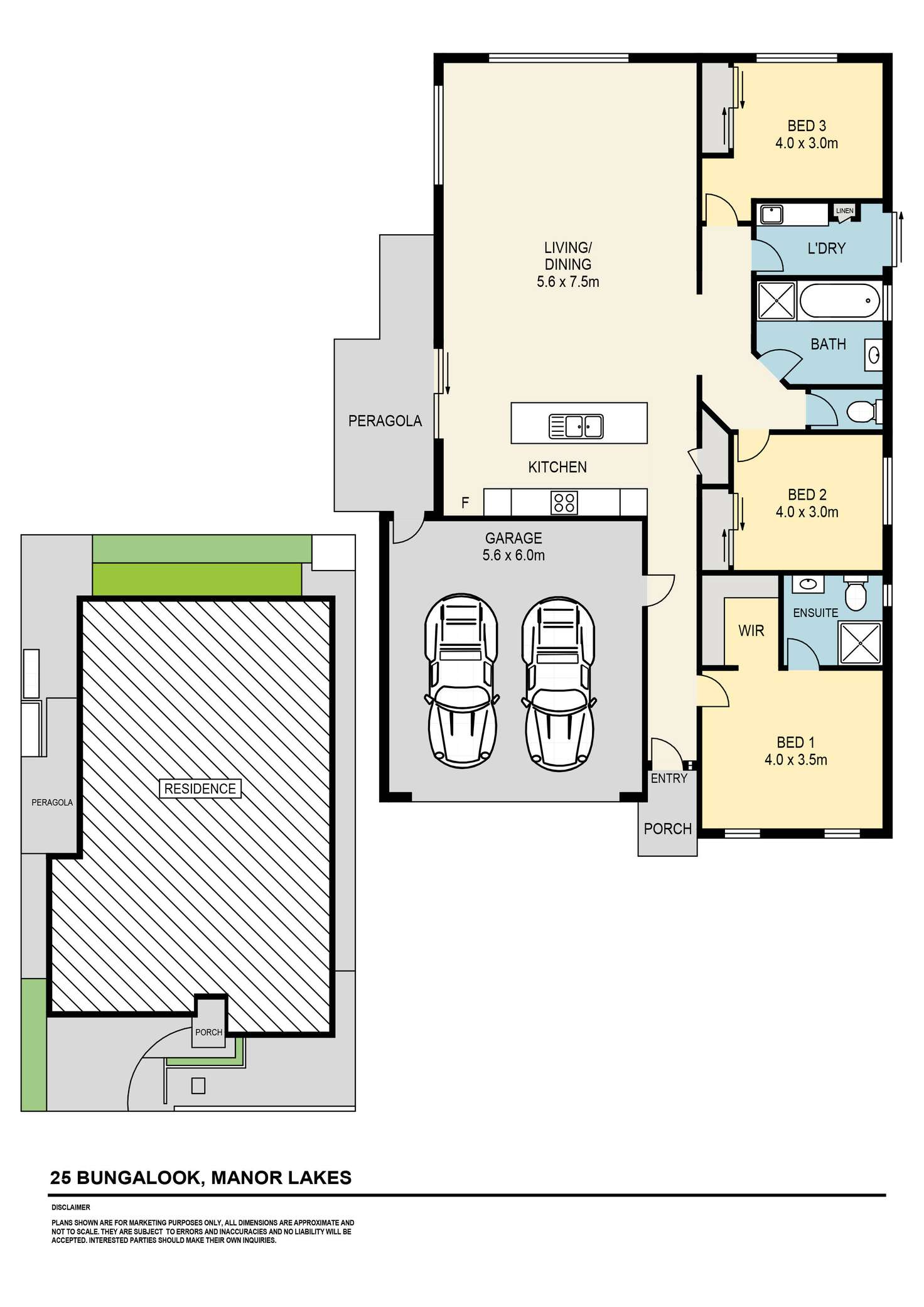 Floorplan of Homely house listing, 25 Bungalook Street, Manor Lakes VIC 3024