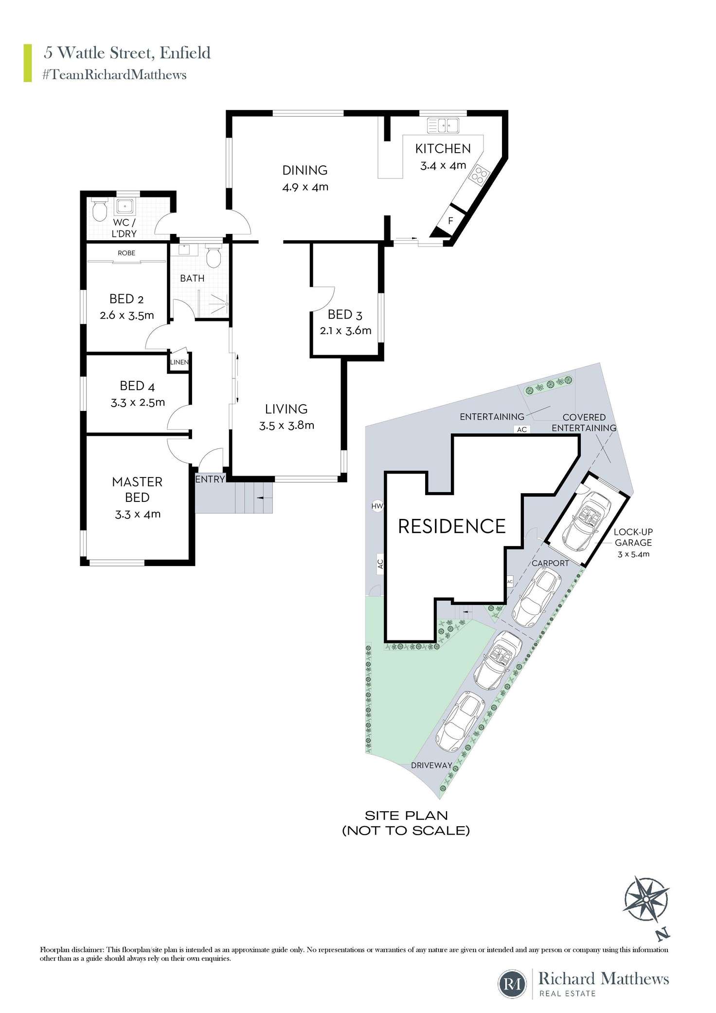 Floorplan of Homely house listing, 5 Wattle Street, Enfield NSW 2136