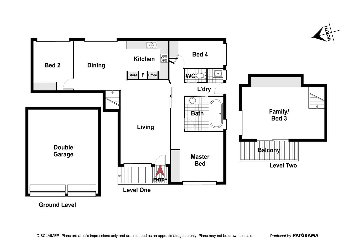 Floorplan of Homely house listing, 6B Delmar Crescent, Queanbeyan NSW 2620