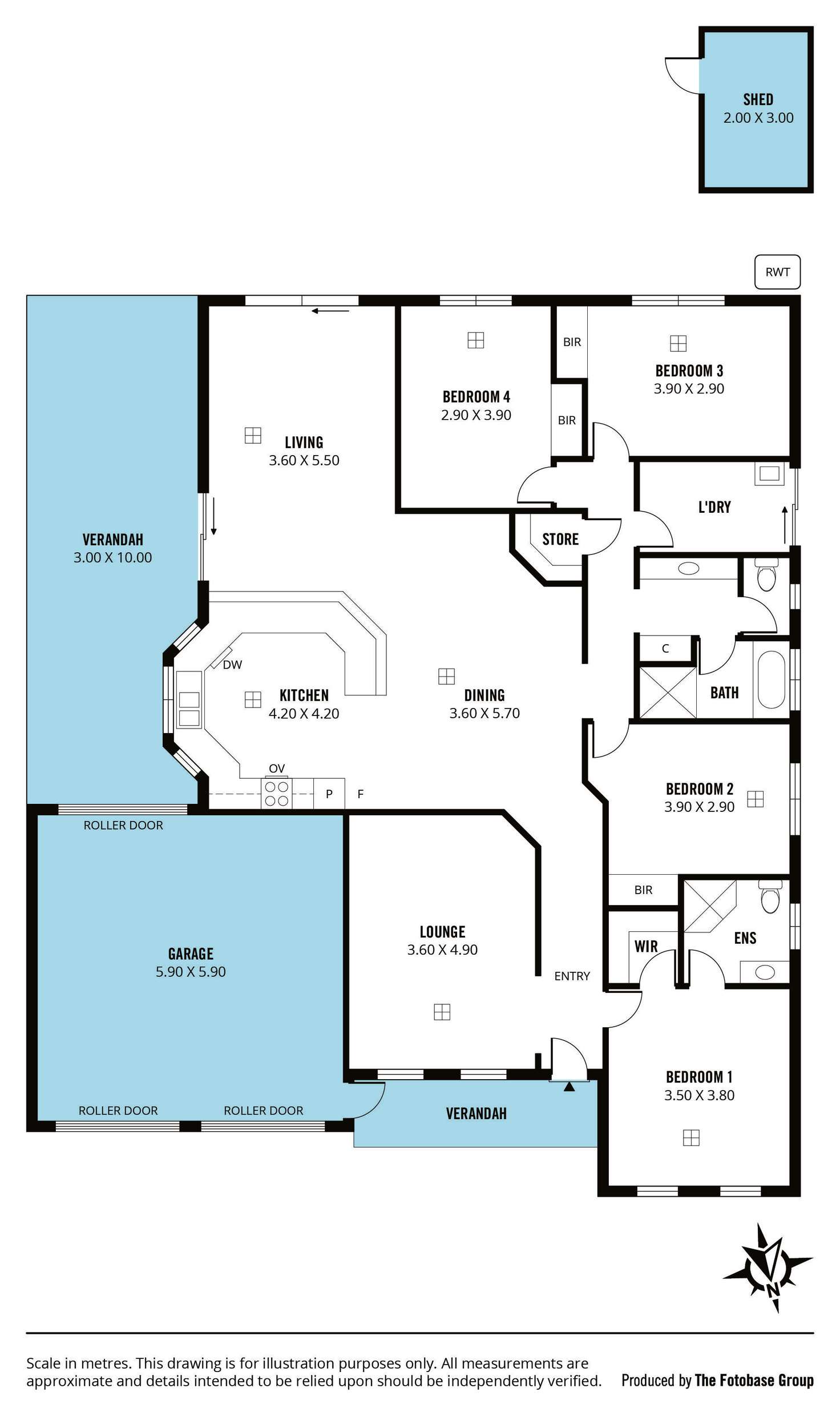 Floorplan of Homely house listing, 24 Sunday Boulevard, Aldinga Beach SA 5173