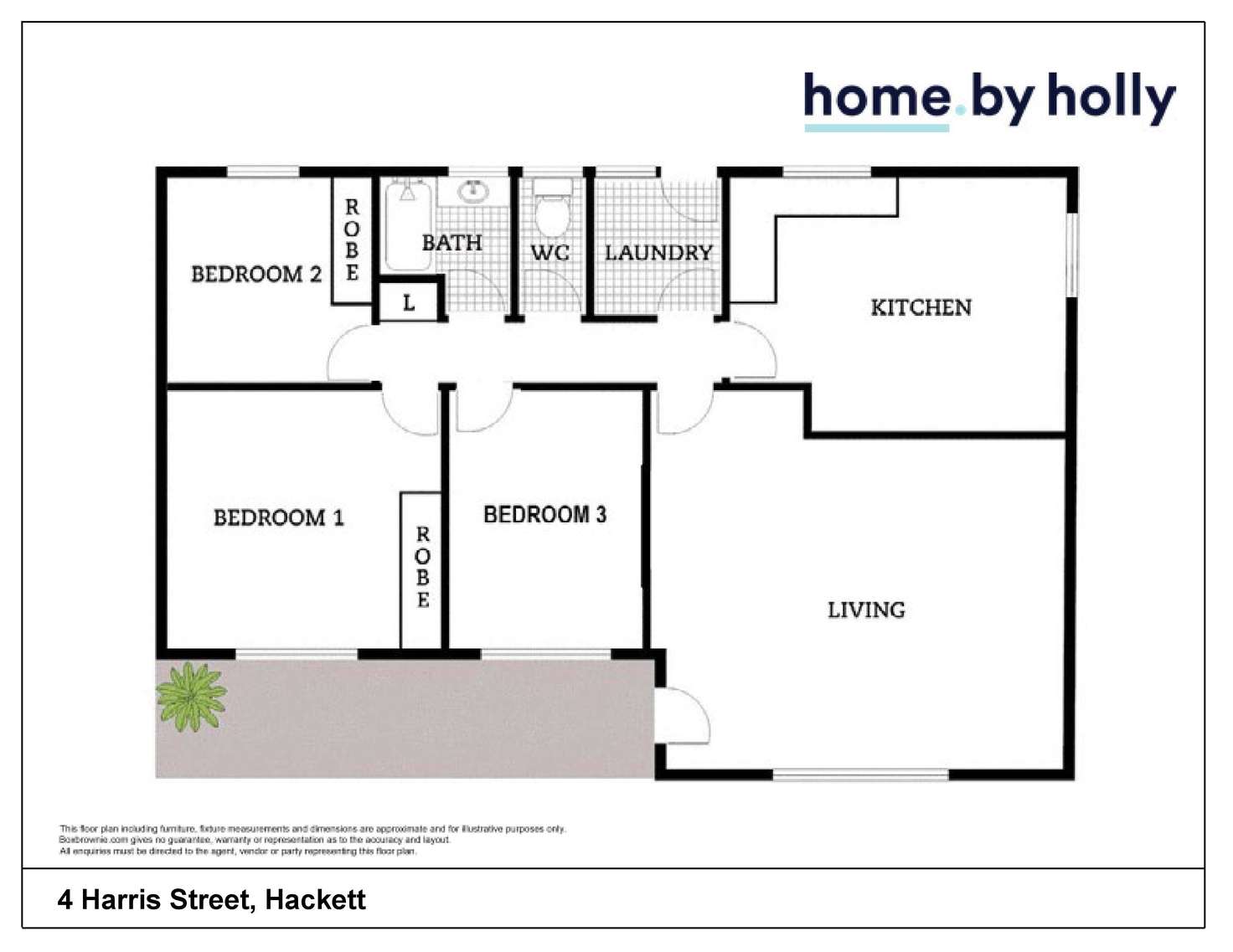 Floorplan of Homely house listing, 4 Harris Street, Hackett ACT 2602