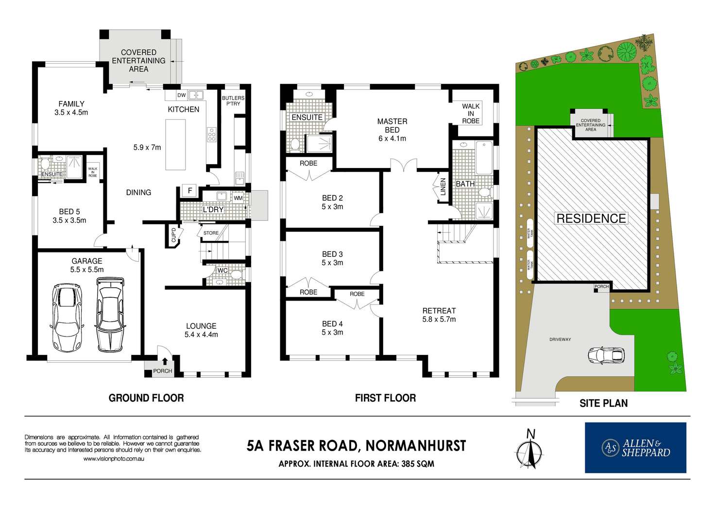 Floorplan of Homely house listing, 5A Fraser Road, Normanhurst NSW 2076