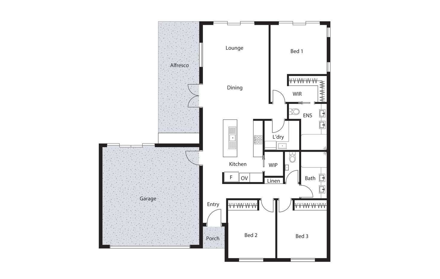 Floorplan of Homely townhouse listing, 29B Tompson Street, Garran ACT 2605