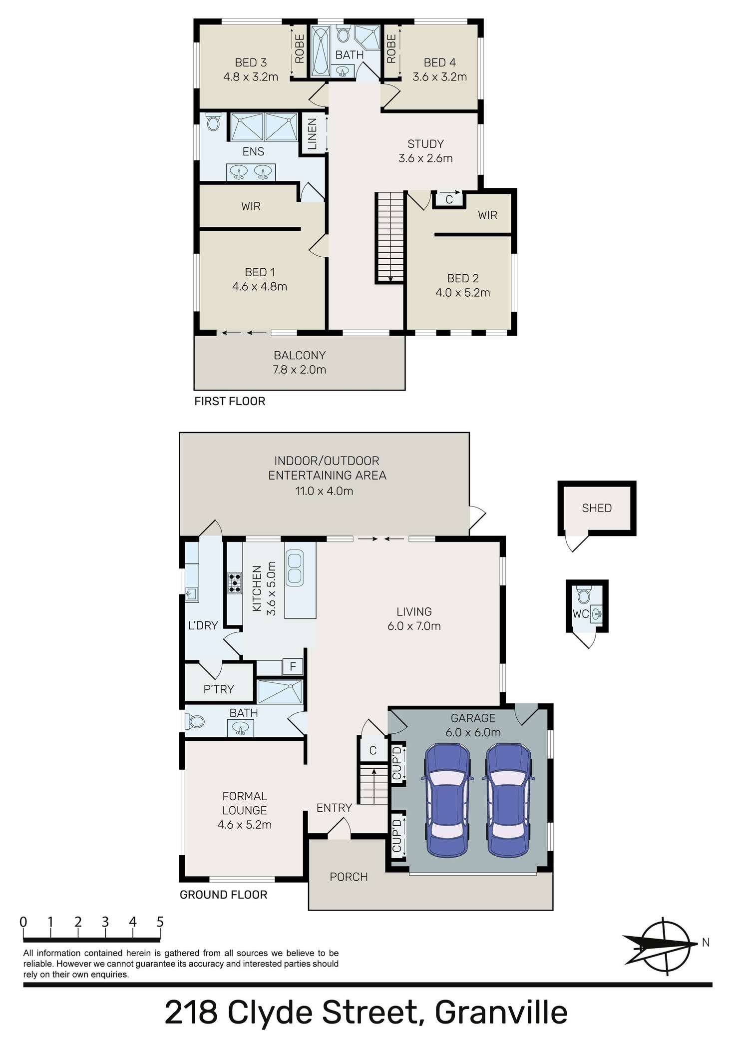 Floorplan of Homely house listing, 218 Clyde Street, Granville NSW 2142