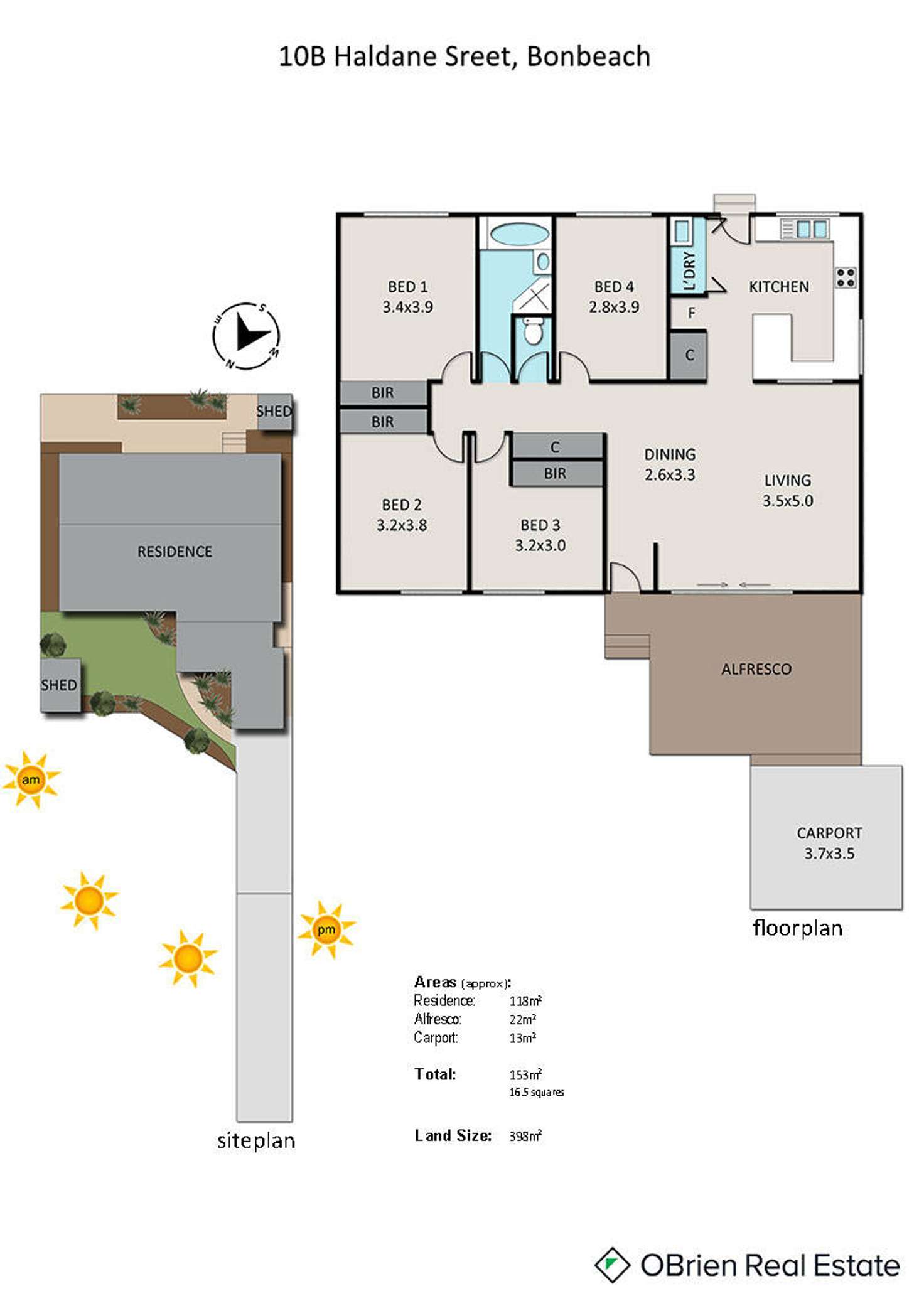Floorplan of Homely house listing, 10B Haldane Street, Bonbeach VIC 3196
