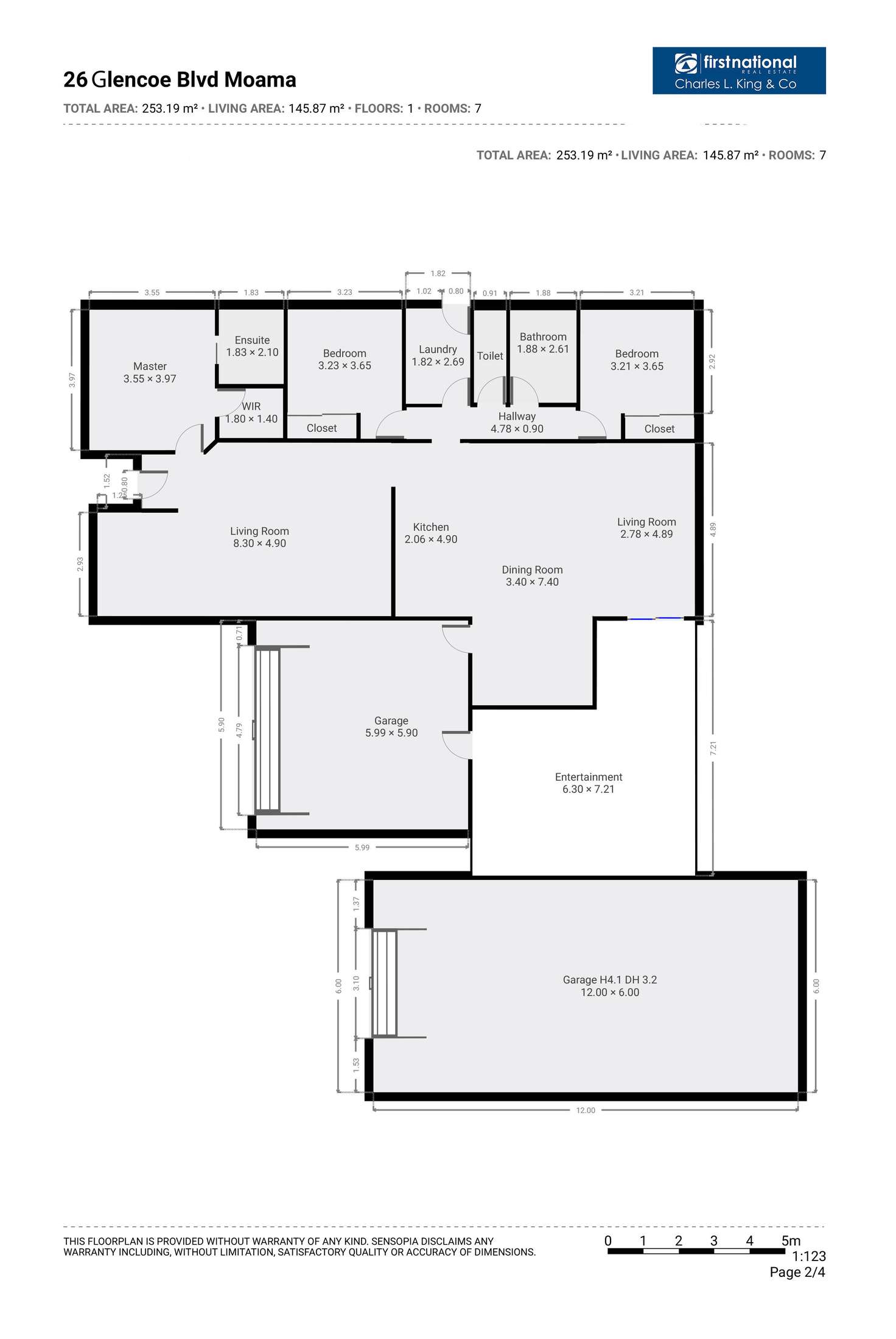 Floorplan of Homely house listing, 26 Glencoe Boulevard, Moama NSW 2731