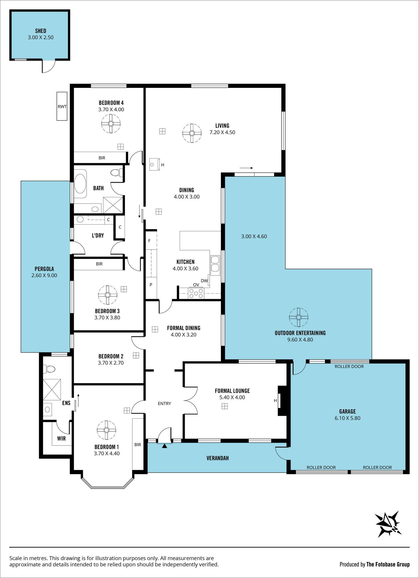 Floorplan of Homely house listing, 34 Sandalwood Crescent, Flagstaff Hill SA 5159