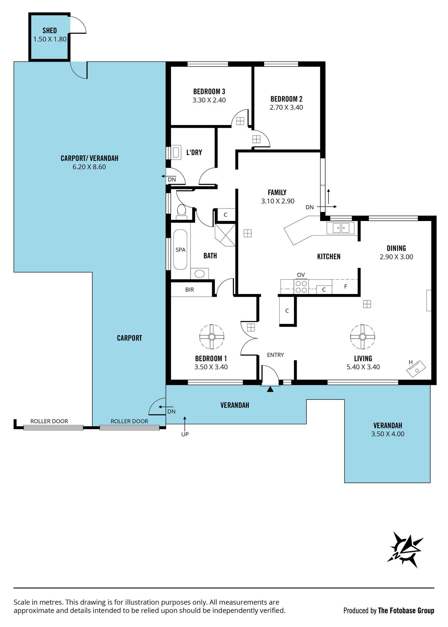 Floorplan of Homely house listing, 72 Heysen Drive, Trott Park SA 5158
