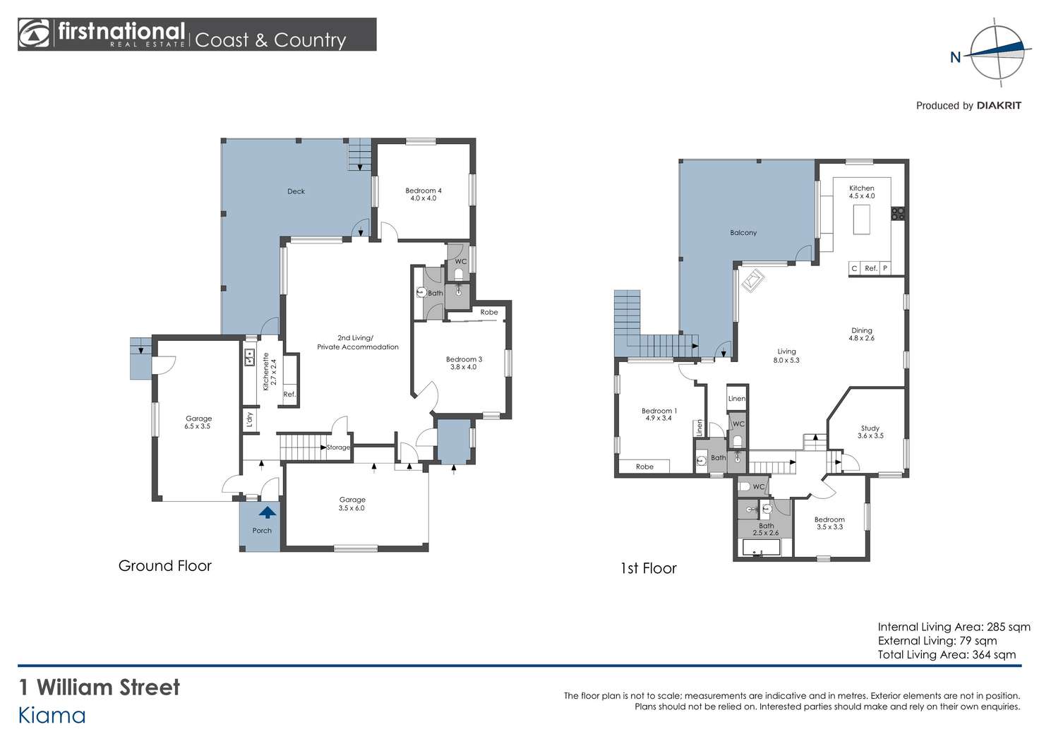 Floorplan of Homely house listing, 1 William Street, Kiama NSW 2533