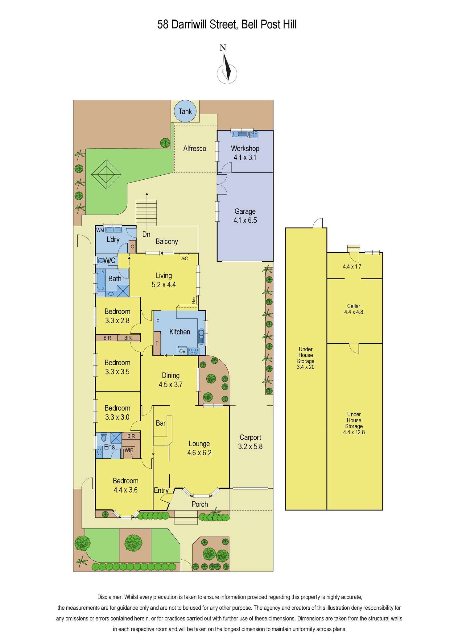 Floorplan of Homely house listing, 58 Darriwill Street, Bell Post Hill VIC 3215