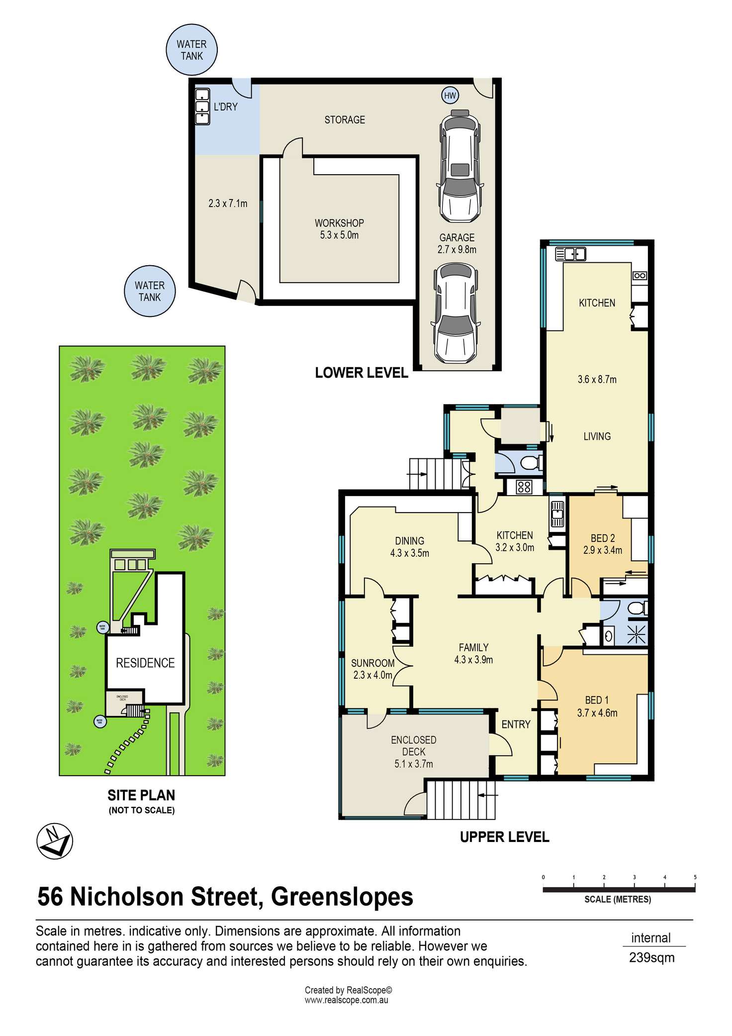 Floorplan of Homely house listing, 56 Nicholson Street, Greenslopes QLD 4120