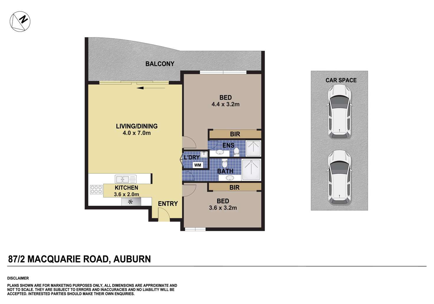 Floorplan of Homely unit listing, 87/2 Macquarie Road, Auburn NSW 2144