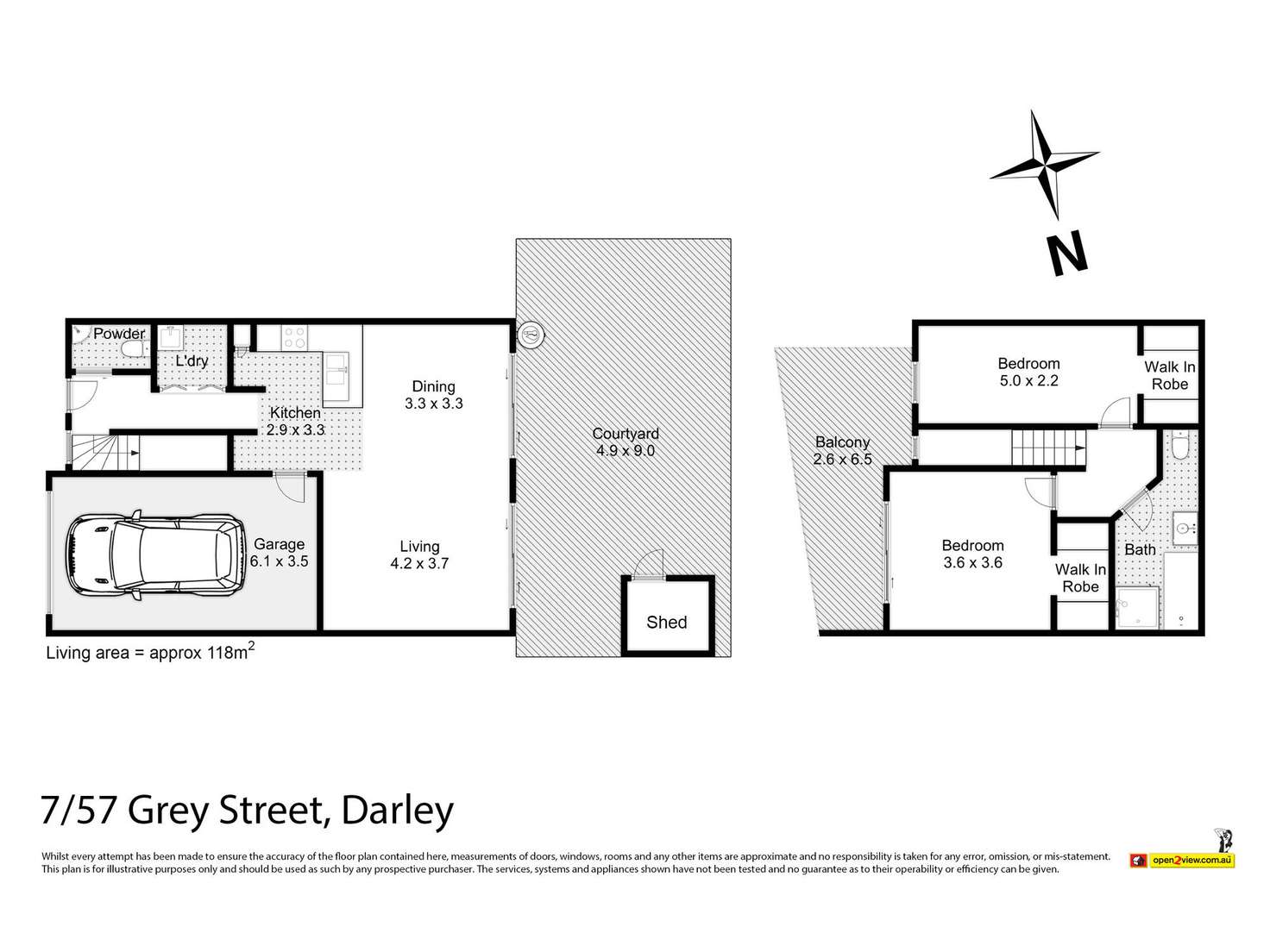 Floorplan of Homely house listing, 7/57 Grey Street, Darley VIC 3340