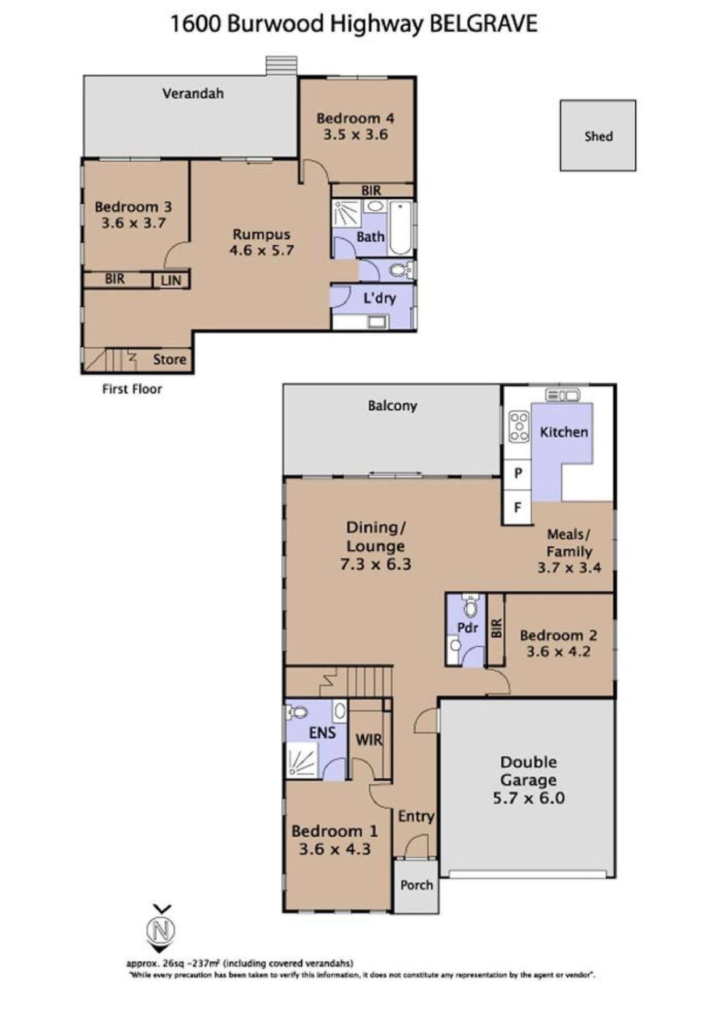 Floorplan of Homely house listing, 1600 Burwood Highway, Belgrave VIC 3160