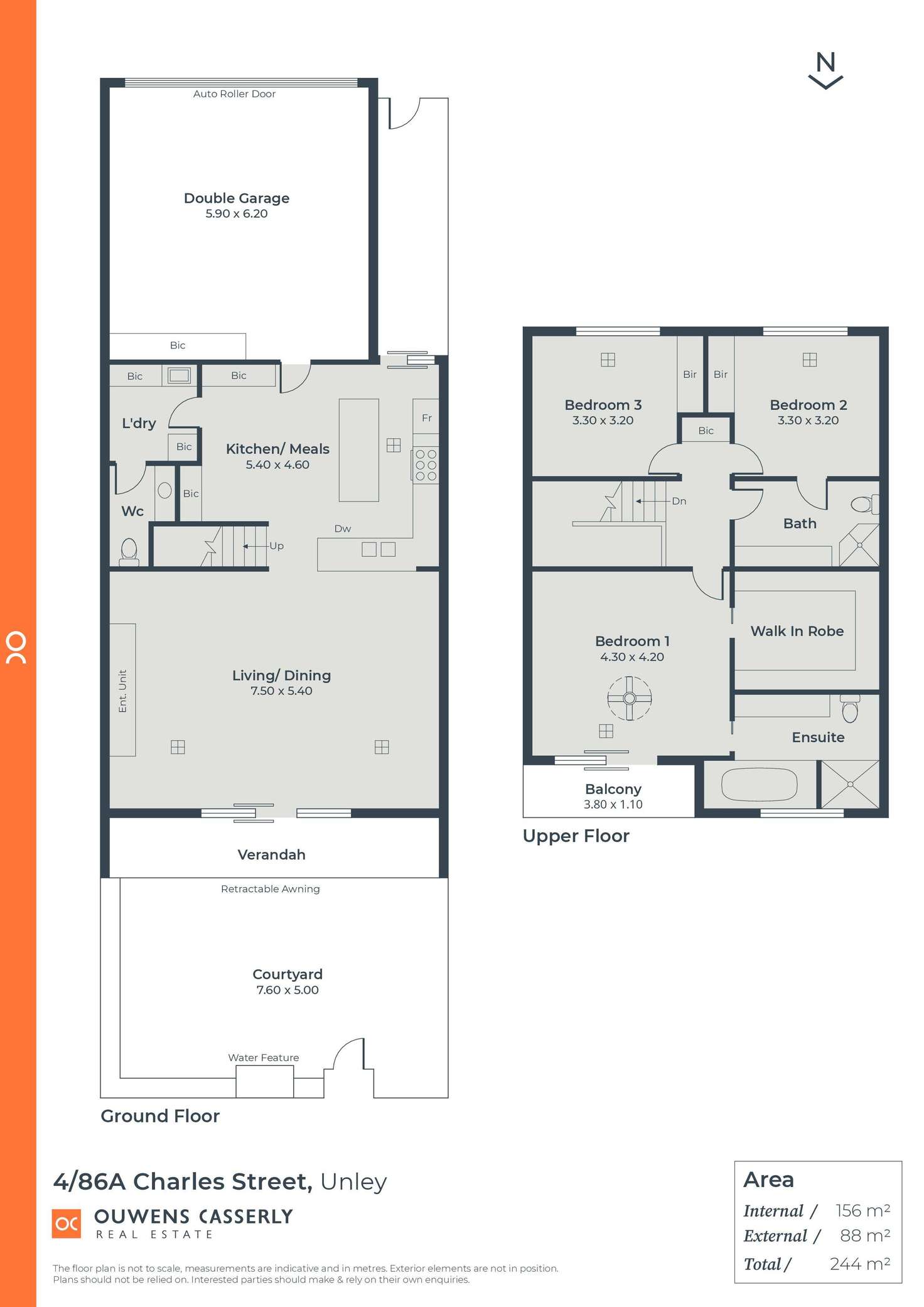 Floorplan of Homely house listing, 4/86A Charles Street, Unley SA 5061