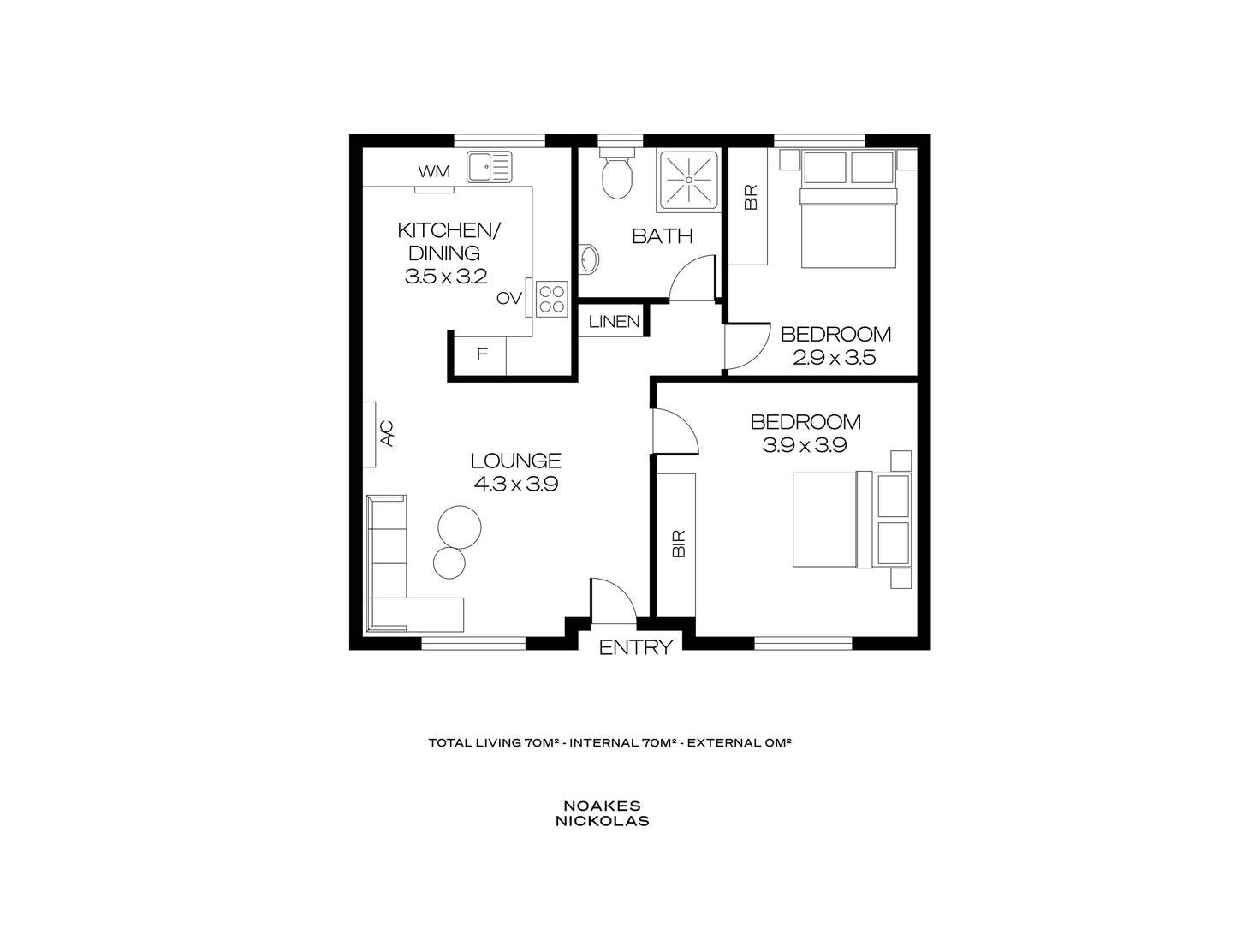 Floorplan of Homely unit listing, 5/30A The Crescent, Brighton SA 5048