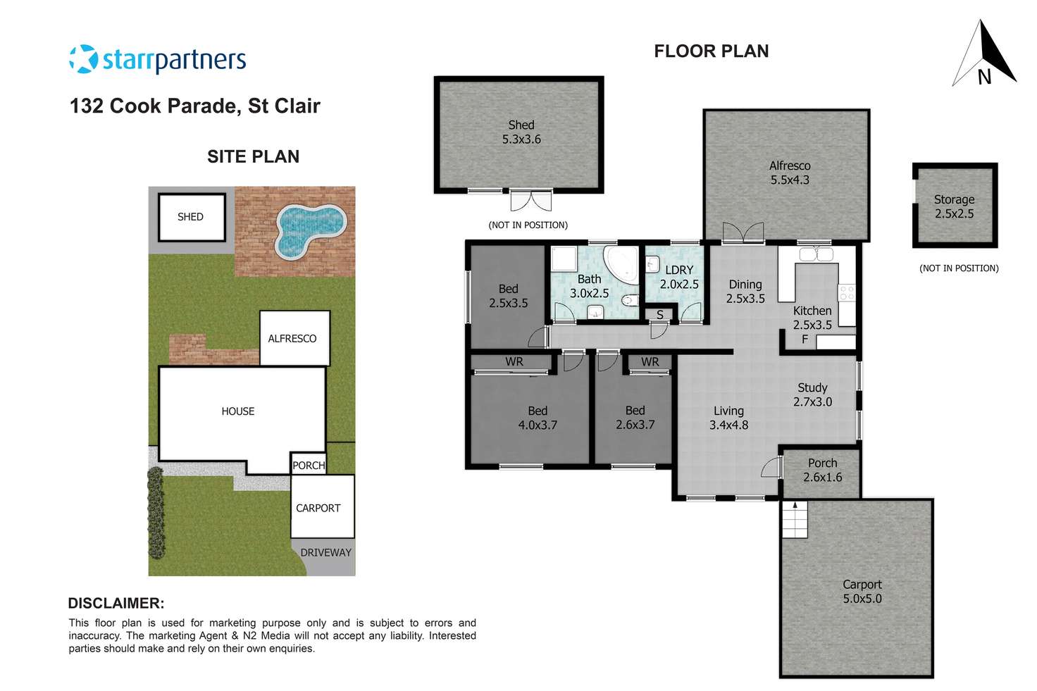Floorplan of Homely house listing, 132 Cook Parade, St Clair NSW 2759