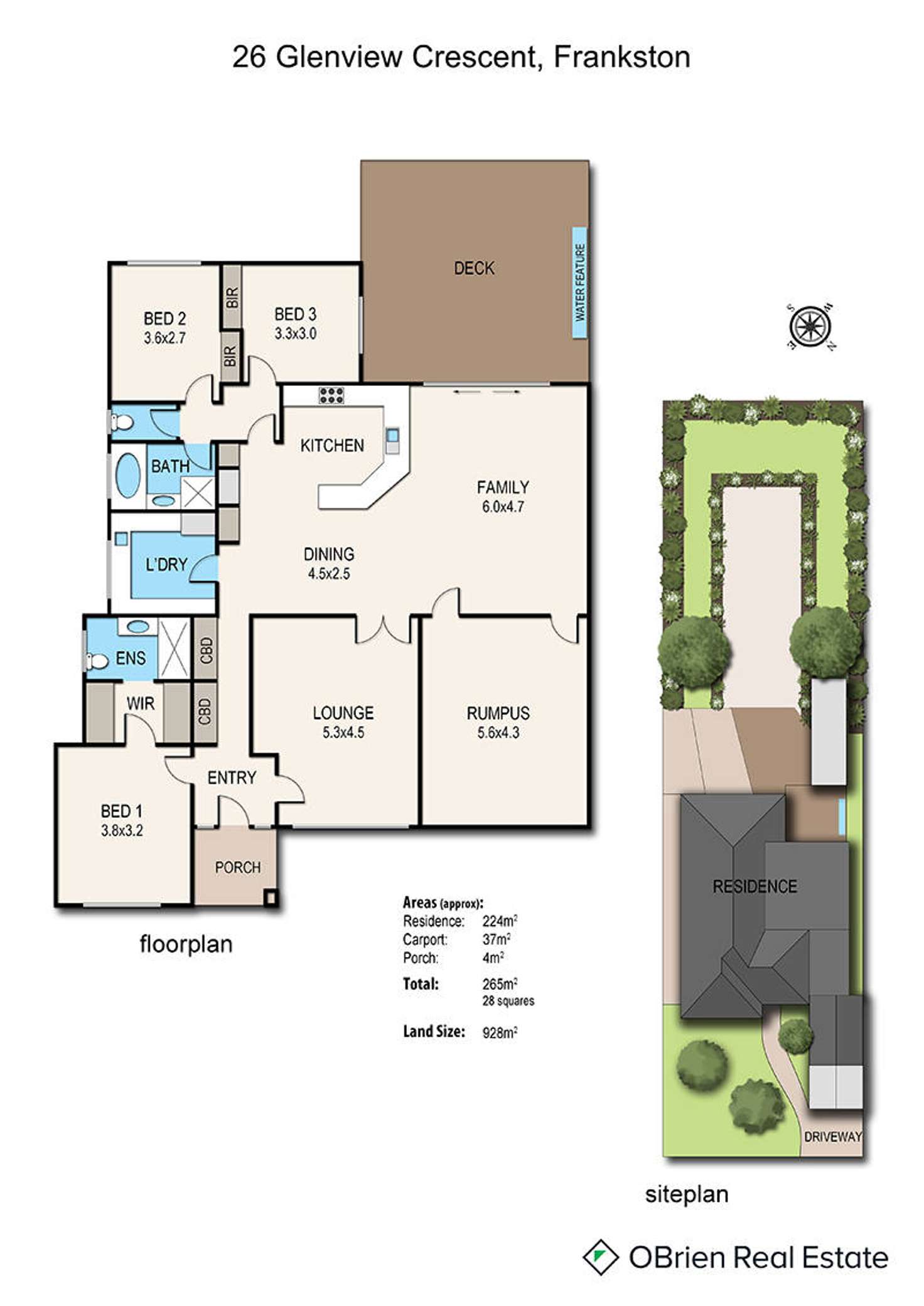 Floorplan of Homely house listing, 26 Glenview Crescent, Frankston VIC 3199