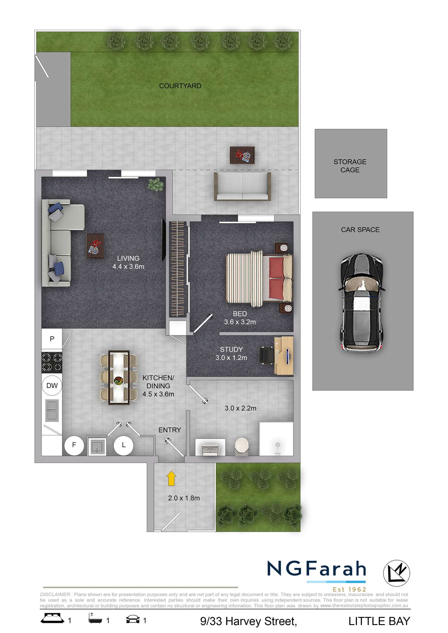 Floorplan of Homely apartment listing, 9/33 Harvey Street, Little Bay NSW 2036