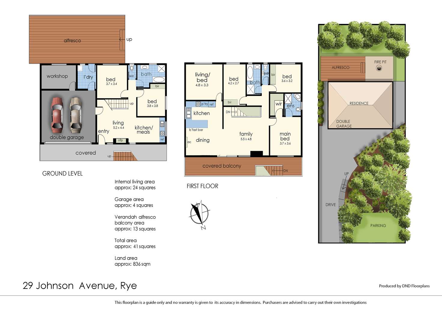 Floorplan of Homely house listing, 29 Johnson Avenue, Rye VIC 3941