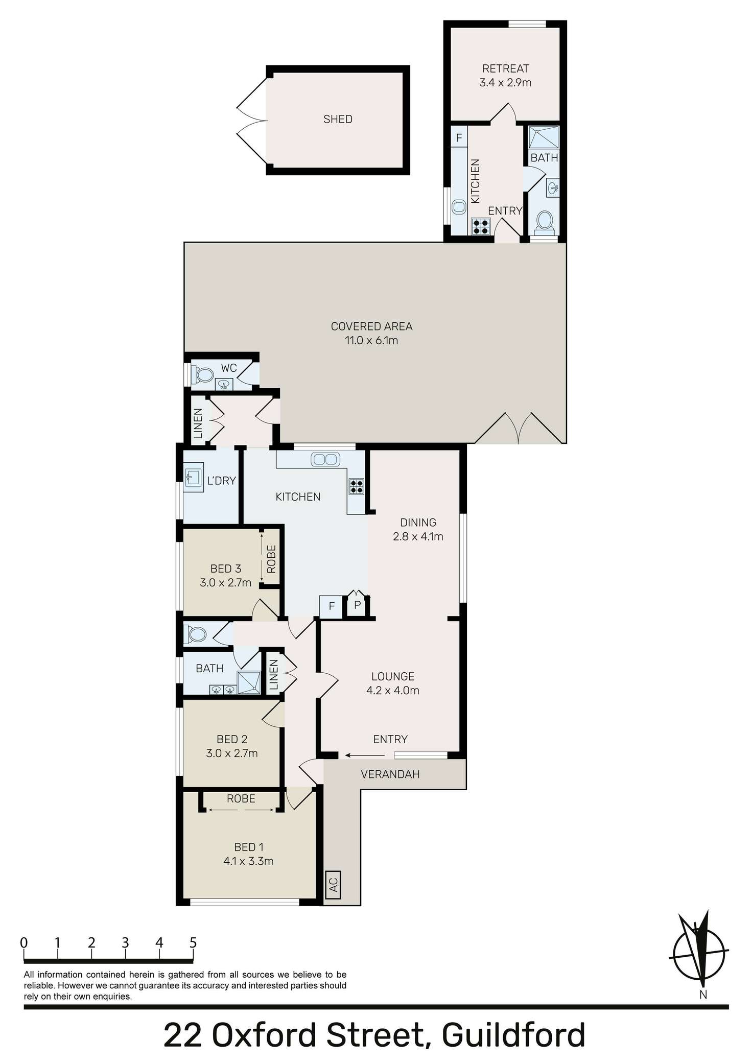 Floorplan of Homely house listing, 22 Oxford Street, Guildford NSW 2161