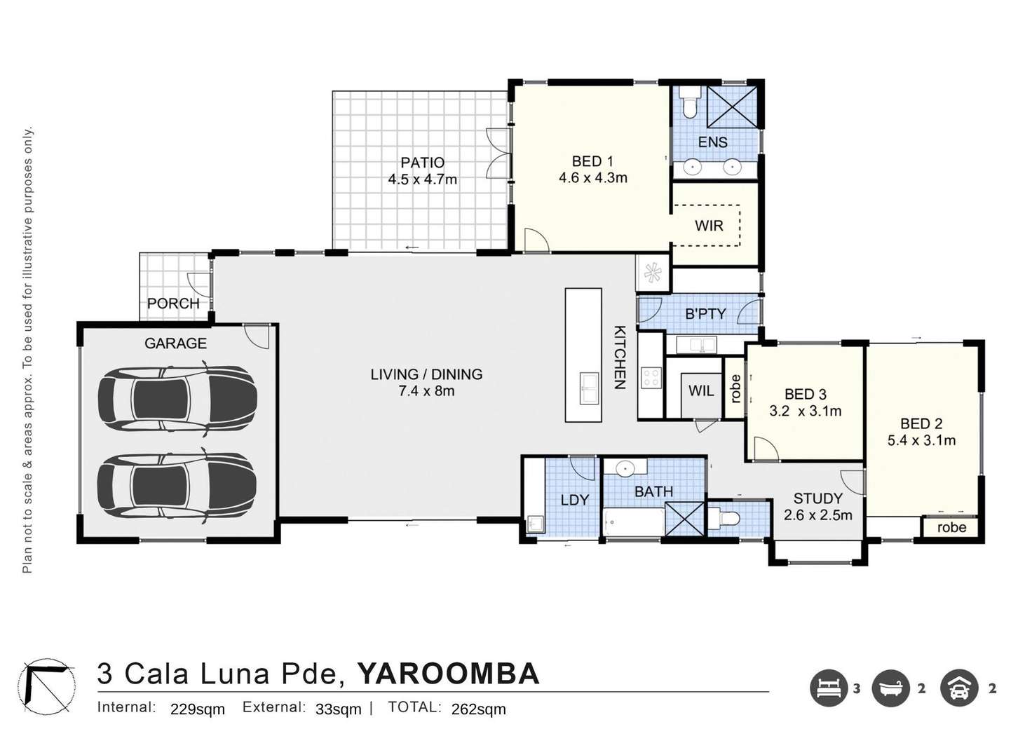 Floorplan of Homely house listing, 3 Cala Luna Parade, Yaroomba QLD 4573