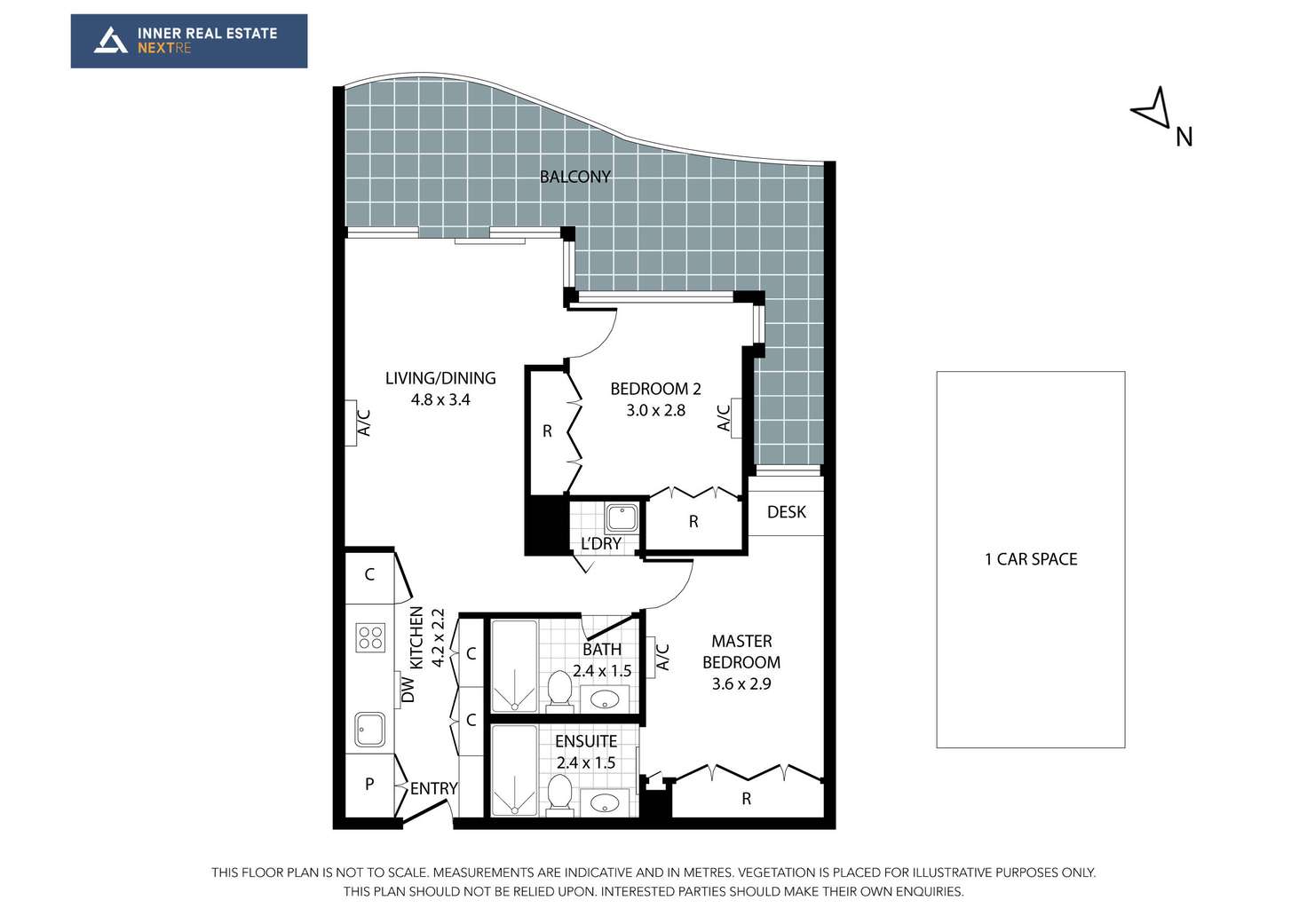 Floorplan of Homely apartment listing, 912/35 Albert Road, Melbourne VIC 3004