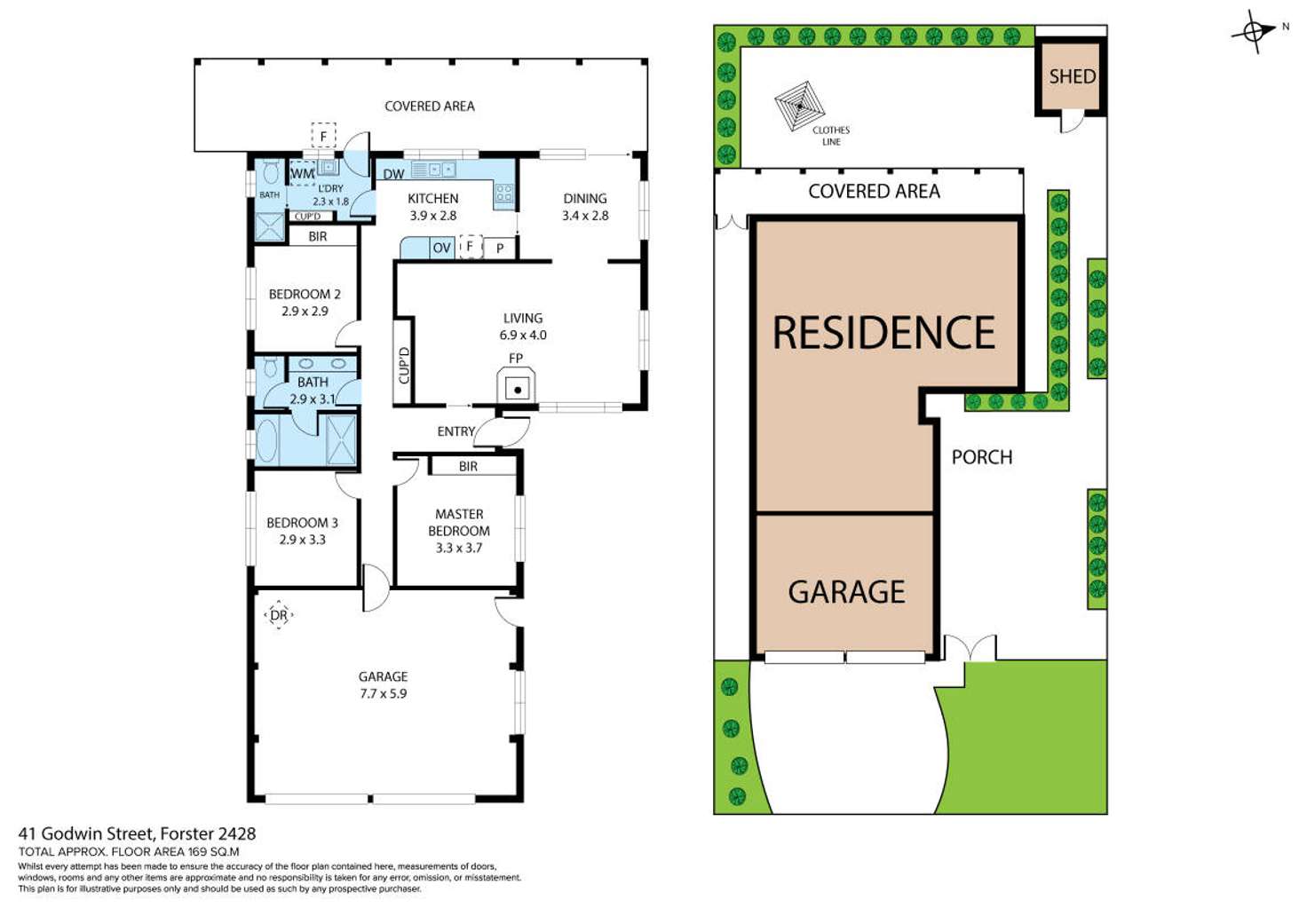 Floorplan of Homely house listing, 41 Godwin Street, Forster NSW 2428