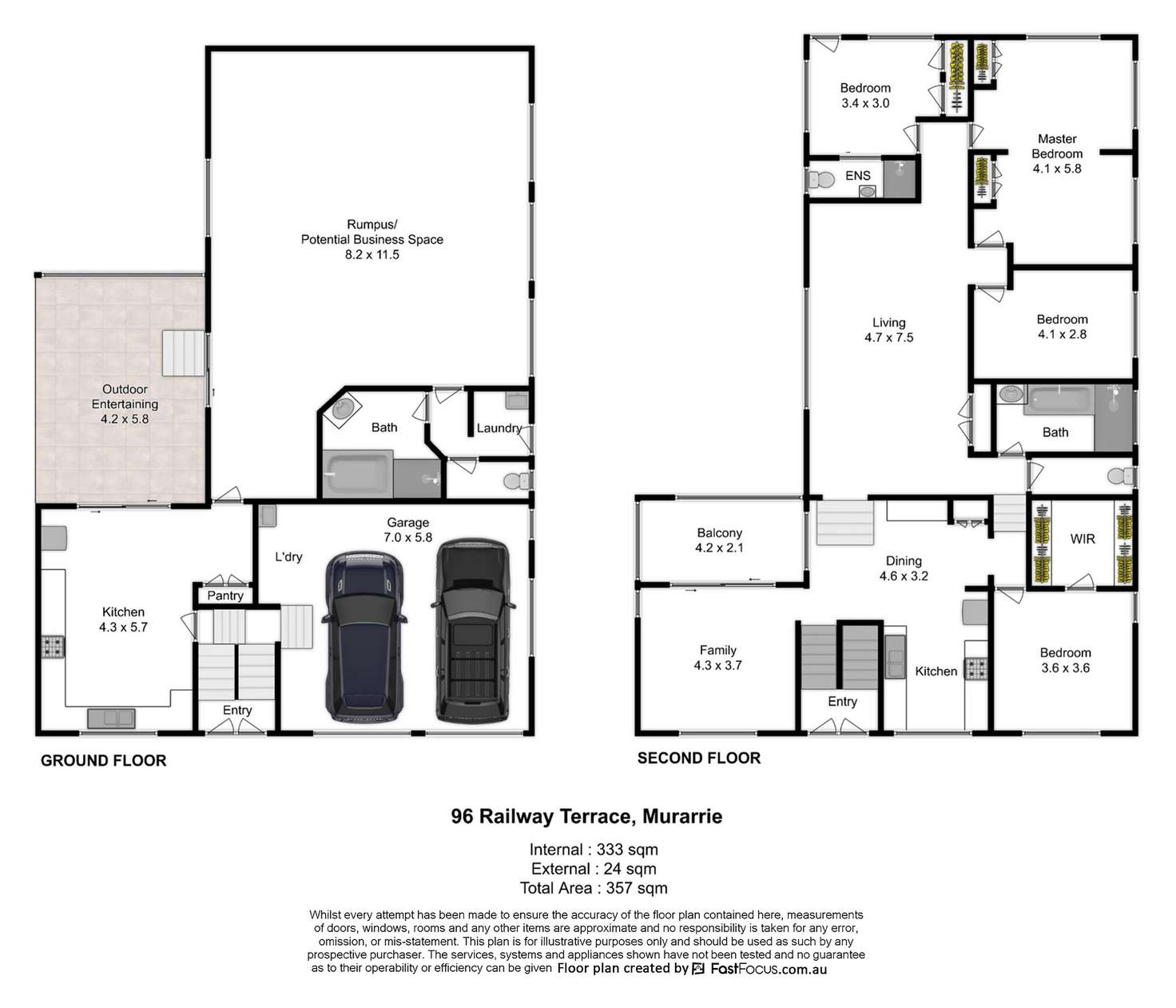 Floorplan of Homely house listing, 96 Railway Terrace, Murarrie QLD 4172