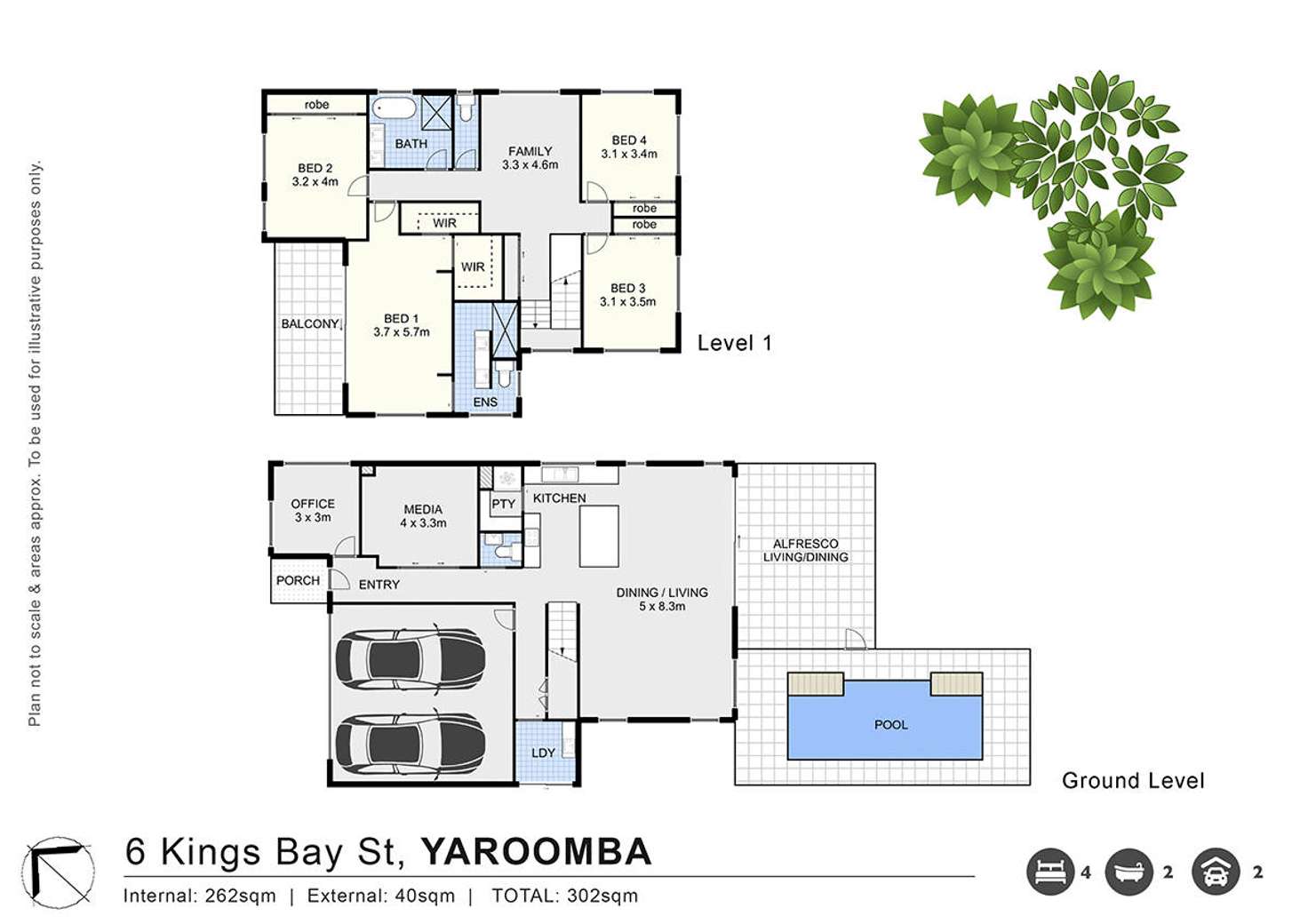 Floorplan of Homely house listing, 6 Kings Bay Street, Yaroomba QLD 4573