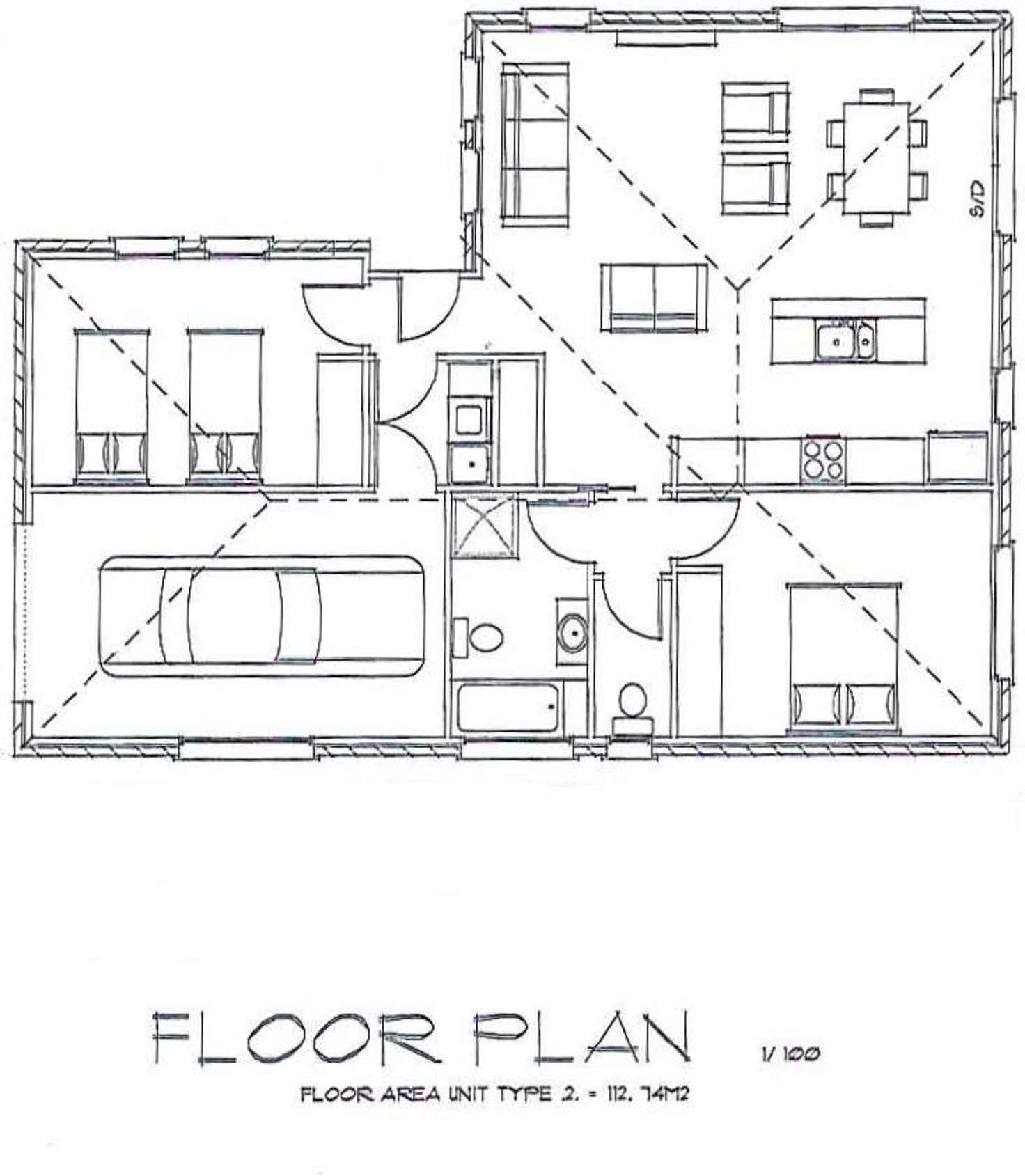 Floorplan of Homely villa listing, 1/12 Links Court, Shearwater TAS 7307