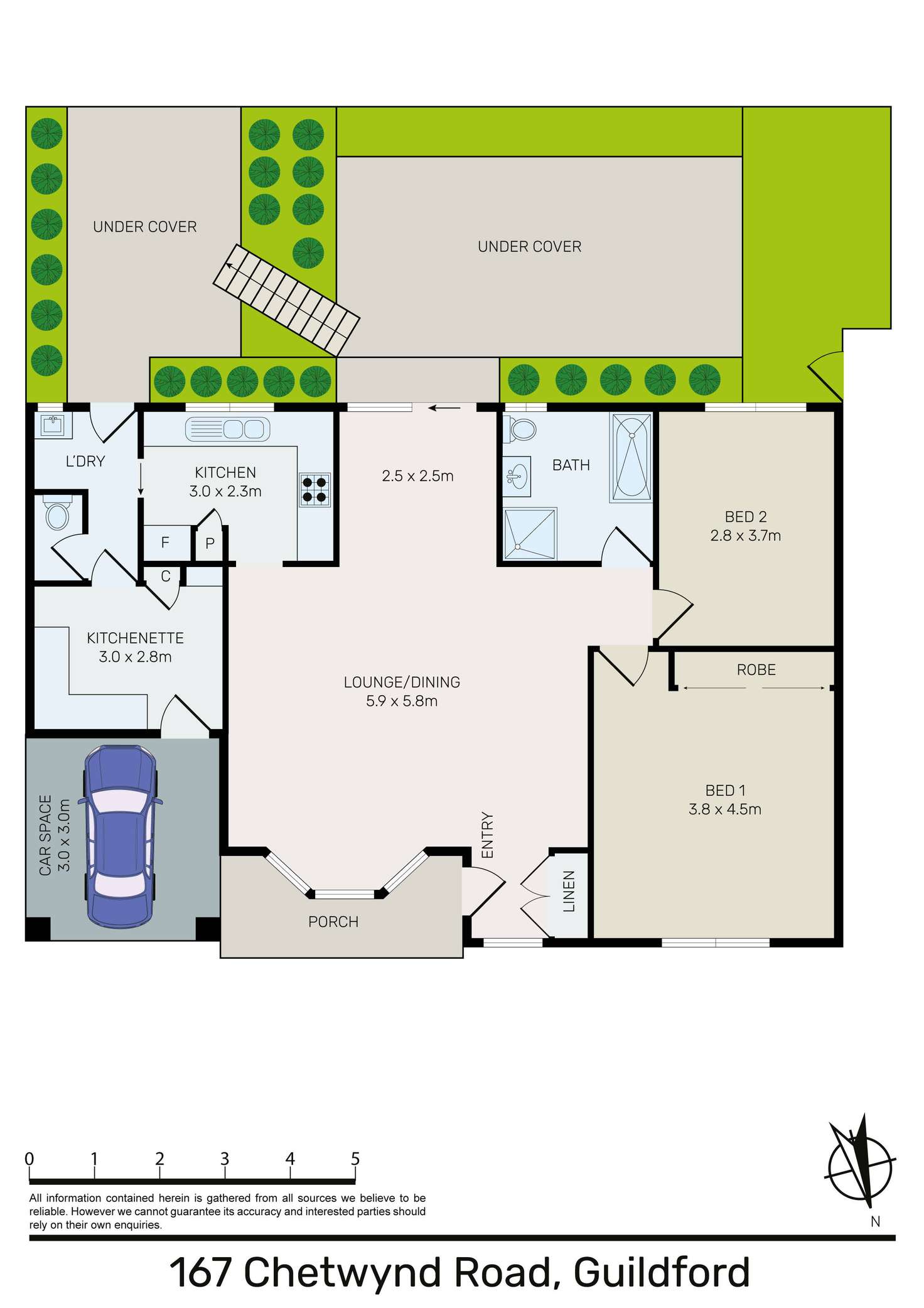 Floorplan of Homely villa listing, 6/167 Chetwynd Road, Guildford NSW 2161