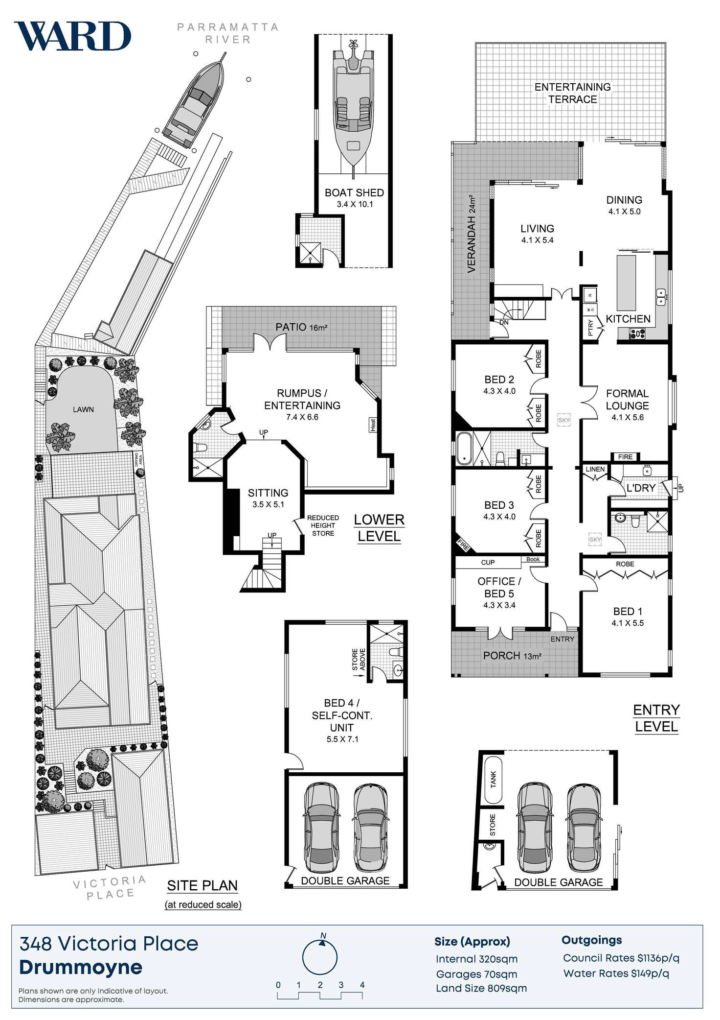 Floorplan of Homely house listing, 348 Victoria Place, Drummoyne NSW 2047