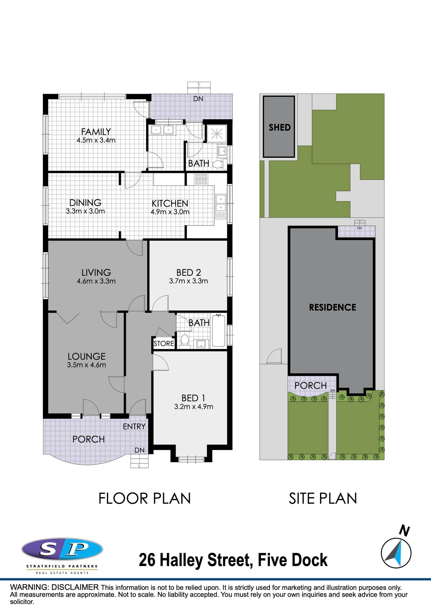 Floorplan of Homely house listing, 26 Halley Street, Five Dock NSW 2046