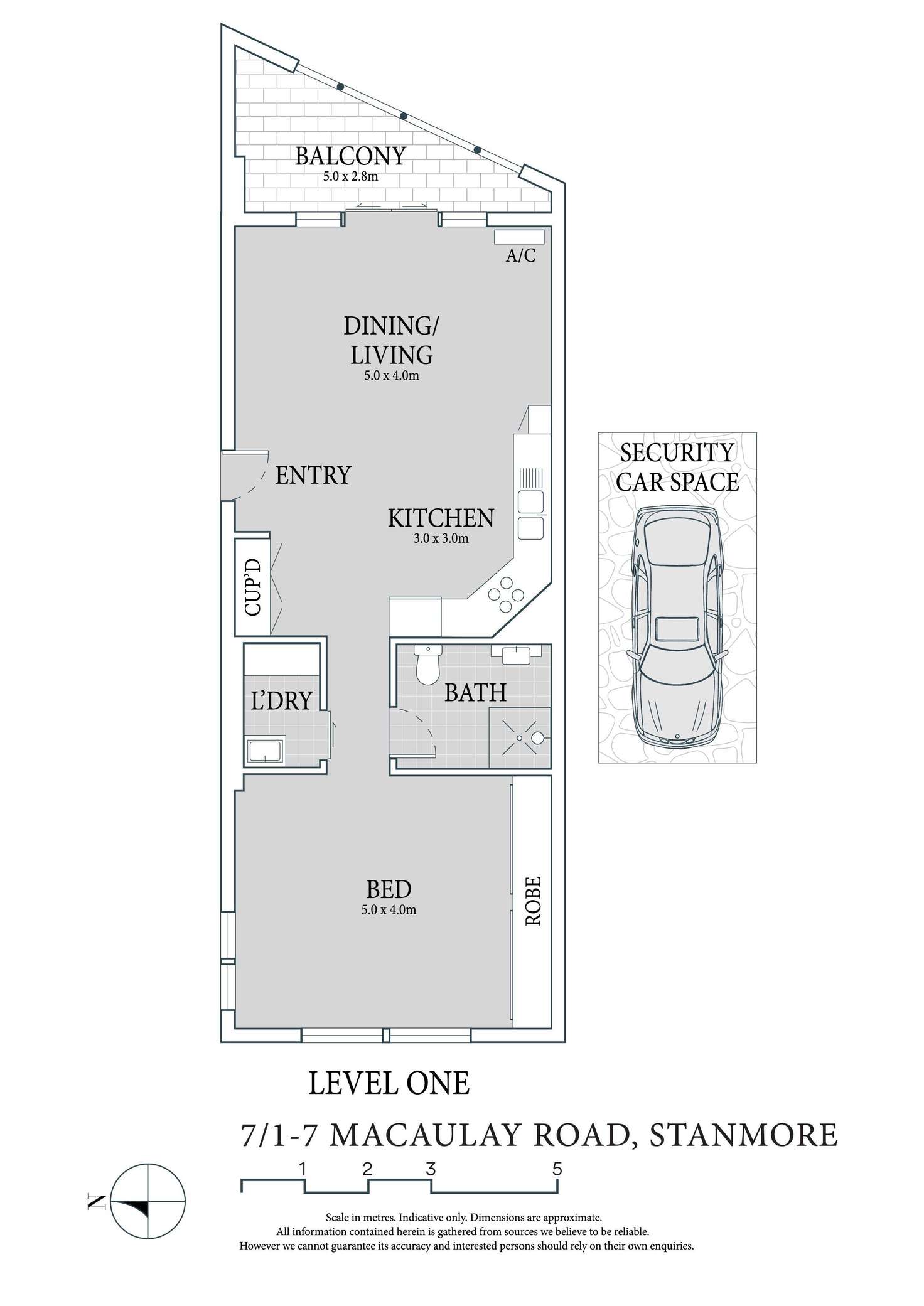 Floorplan of Homely apartment listing, 7/1-7 Macaulay Road, Stanmore NSW 2048