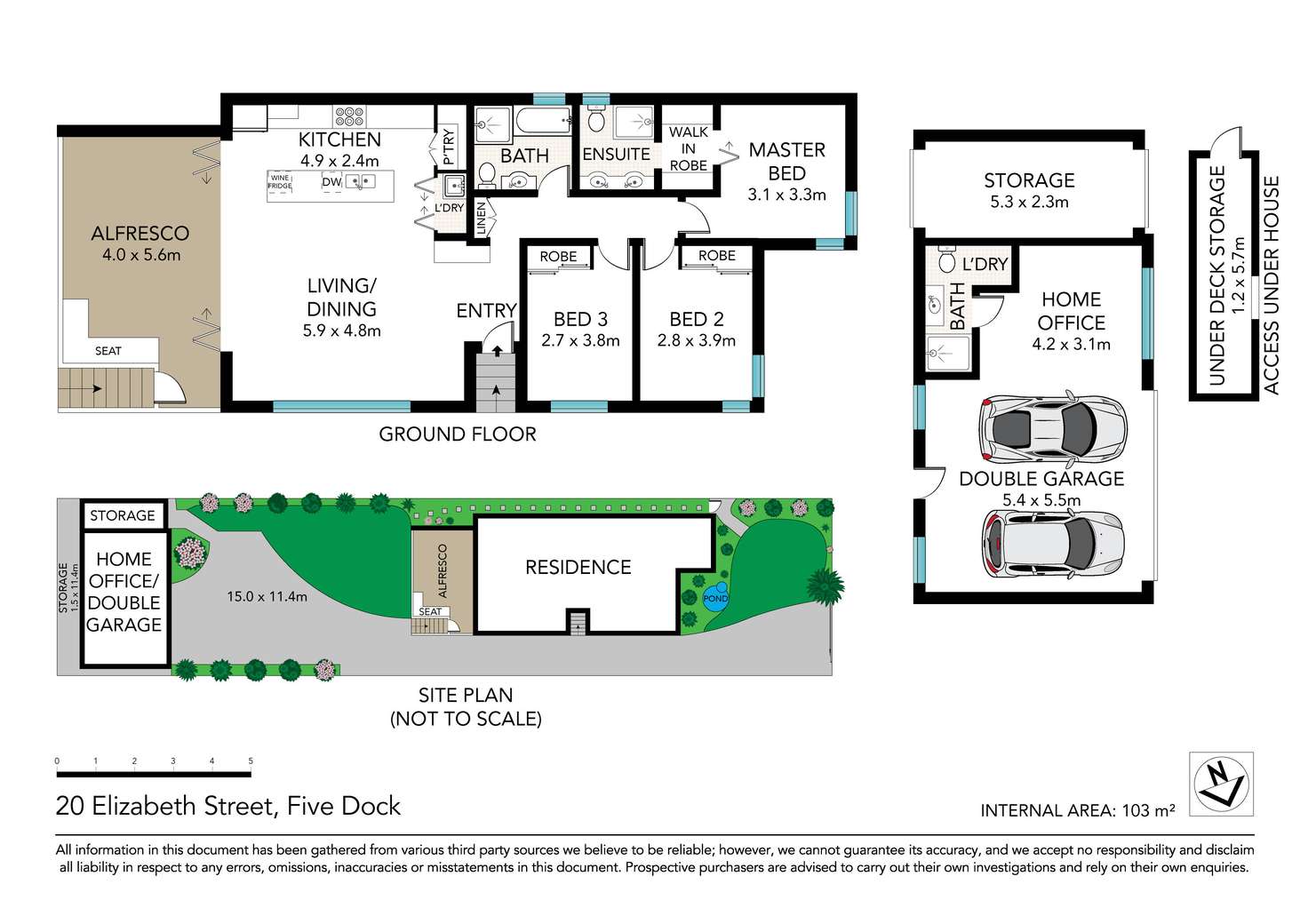 Floorplan of Homely house listing, 20 Elizabeth Street, Five Dock NSW 2046