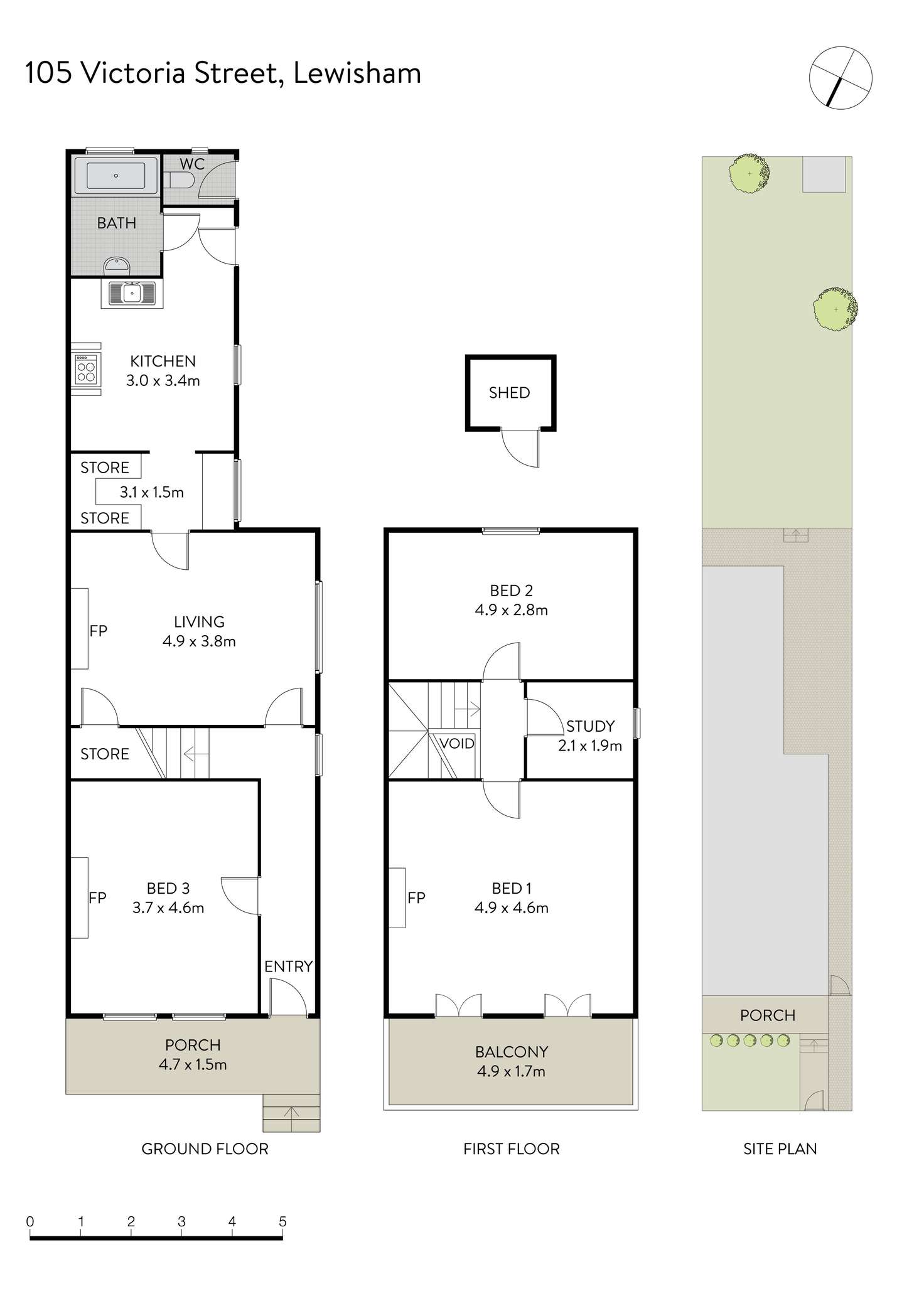 Floorplan of Homely house listing, 105 Victoria Street, Lewisham NSW 2049