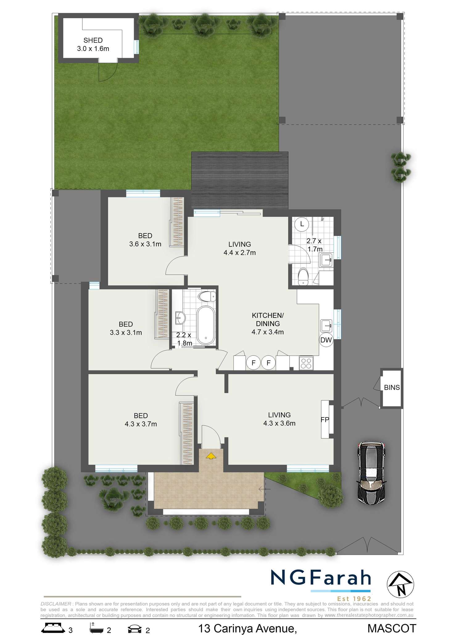 Floorplan of Homely house listing, 13 Carinya Avenue, Mascot NSW 2020