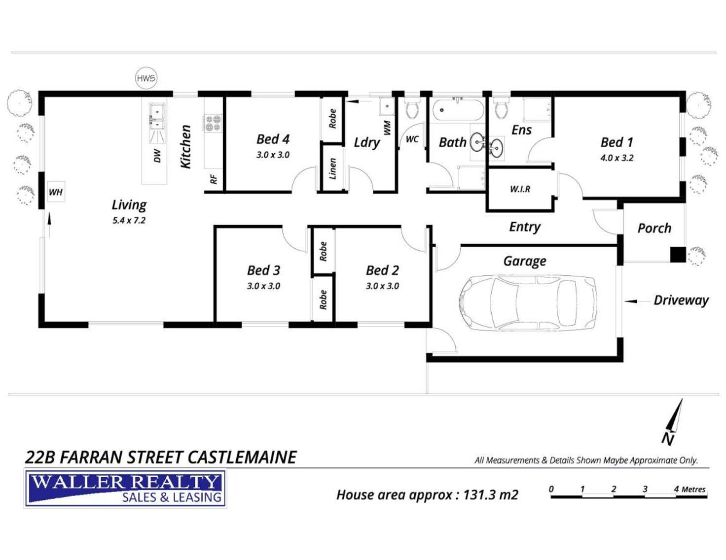 Floorplan of Homely house listing, 22B Farran Street, Castlemaine VIC 3450