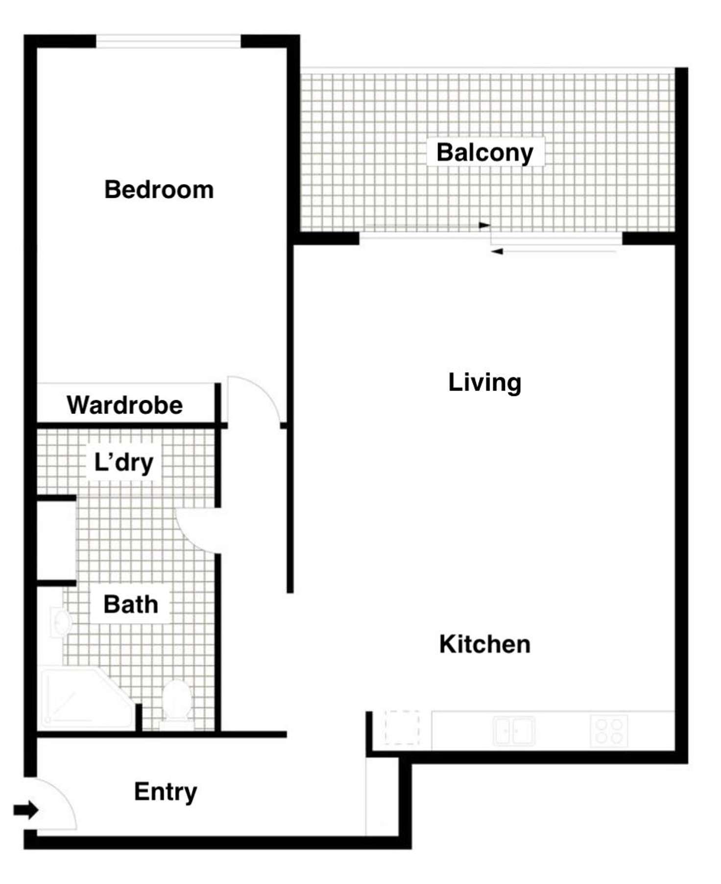 Floorplan of Homely apartment listing, 43c/21 Beissel Street, Belconnen ACT 2617