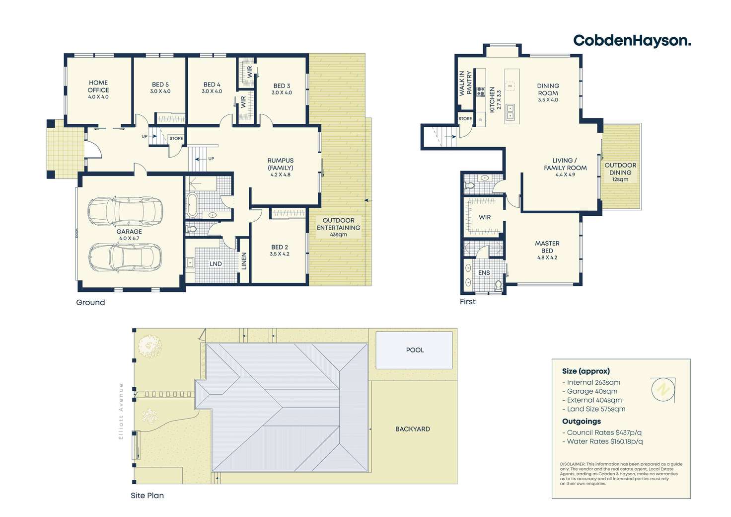 Floorplan of Homely house listing, 35 Elliott Avenue, East Ryde NSW 2113