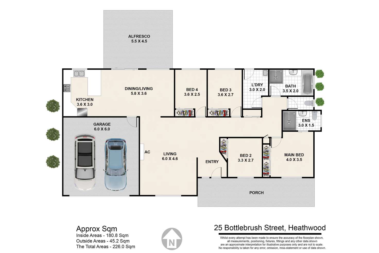 Floorplan of Homely house listing, 25 Bottlebrush Street, Heathwood QLD 4110