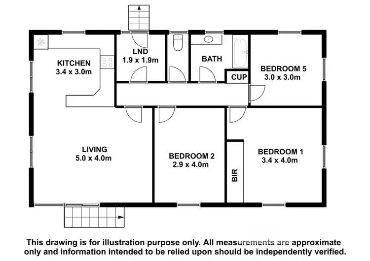 Floorplan of Homely house listing, 1 Second Street, Hatherleigh SA 5280