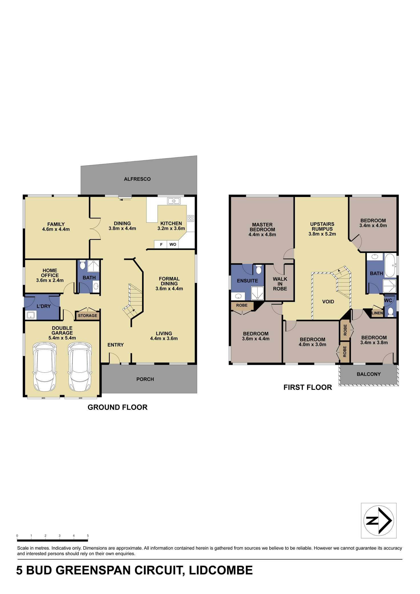 Floorplan of Homely house listing, 5 Bud Greenspan Circuit, Lidcombe NSW 2141