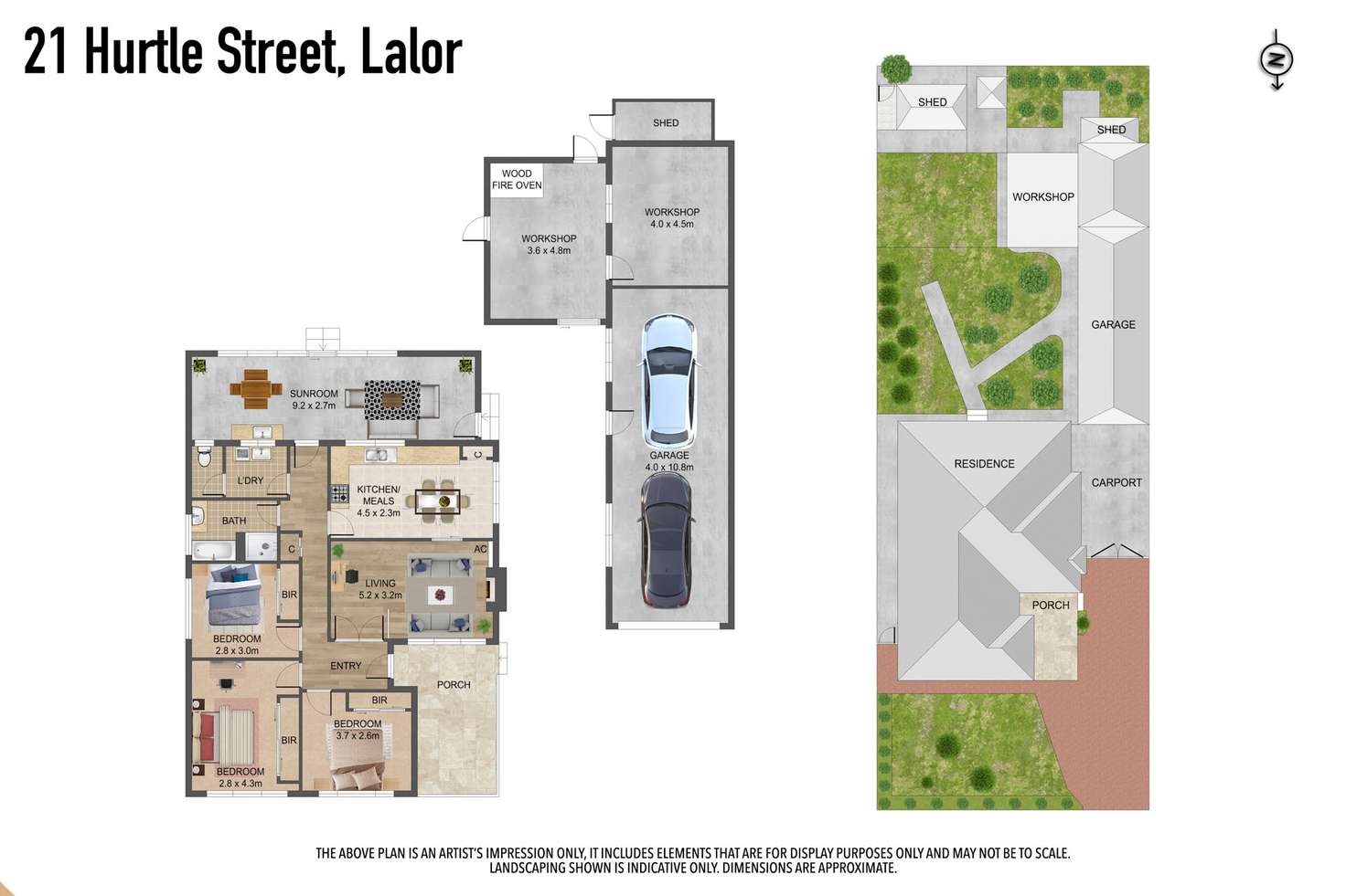 Floorplan of Homely house listing, 21 Hurtle Street, Lalor VIC 3075