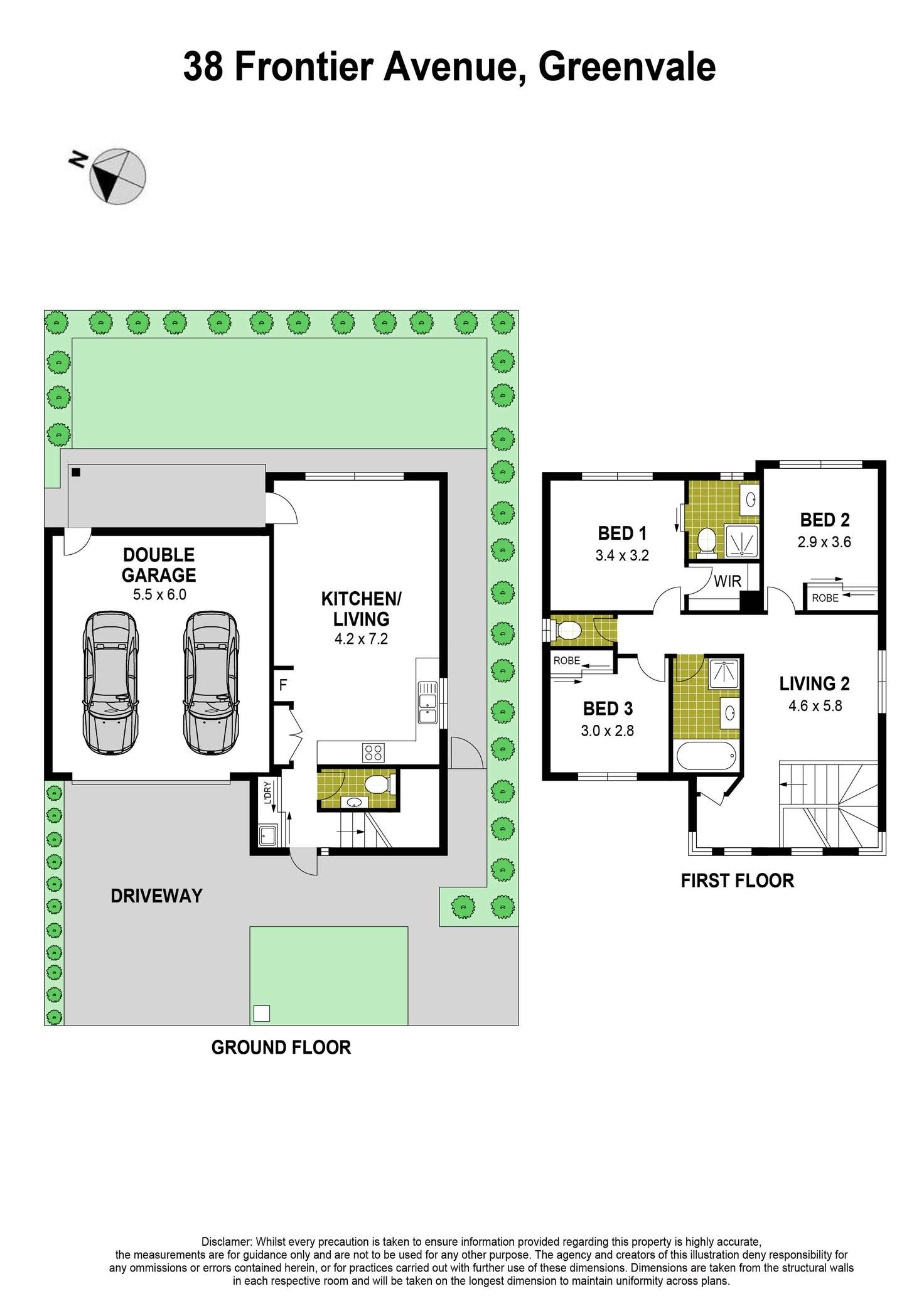 Floorplan of Homely house listing, 38 Frontier Avenue, Greenvale VIC 3059