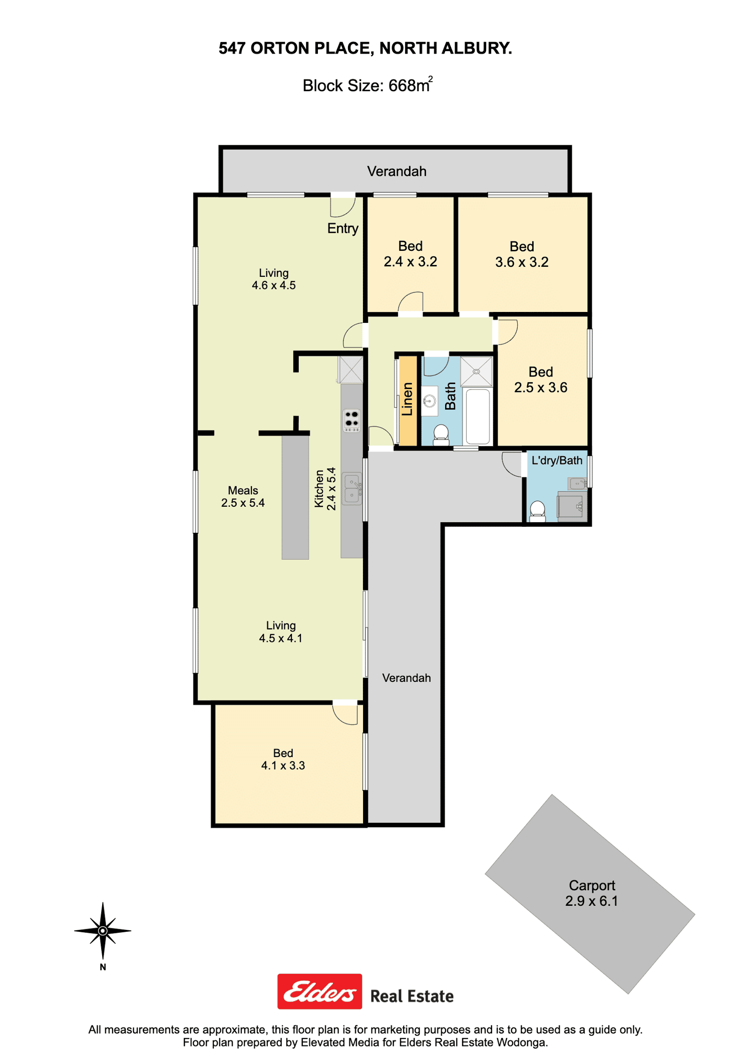 Floorplan of Homely house listing, 547 Orton Place, North Albury NSW 2640